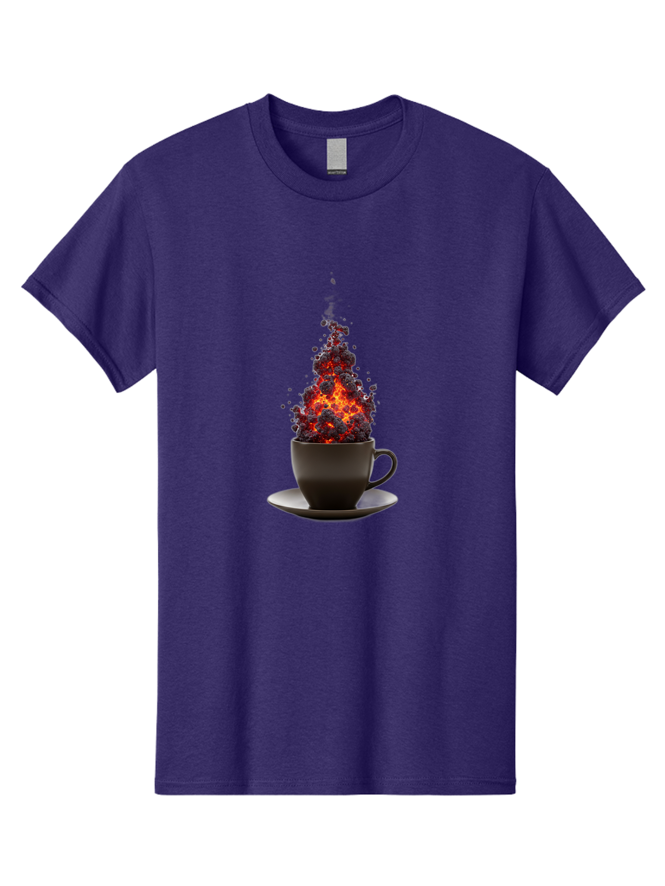 Coffee-Cup-Erupting Men'S Graphic Tee, 100% Cotton, Comfortable Casual Summer Wear, Machine Washable, Vintage Camera, Old Camera, Antique Camera, Black Camera, Classic Photography, Photography Equipment, Nostalgic Device, Film Camera, Bam081