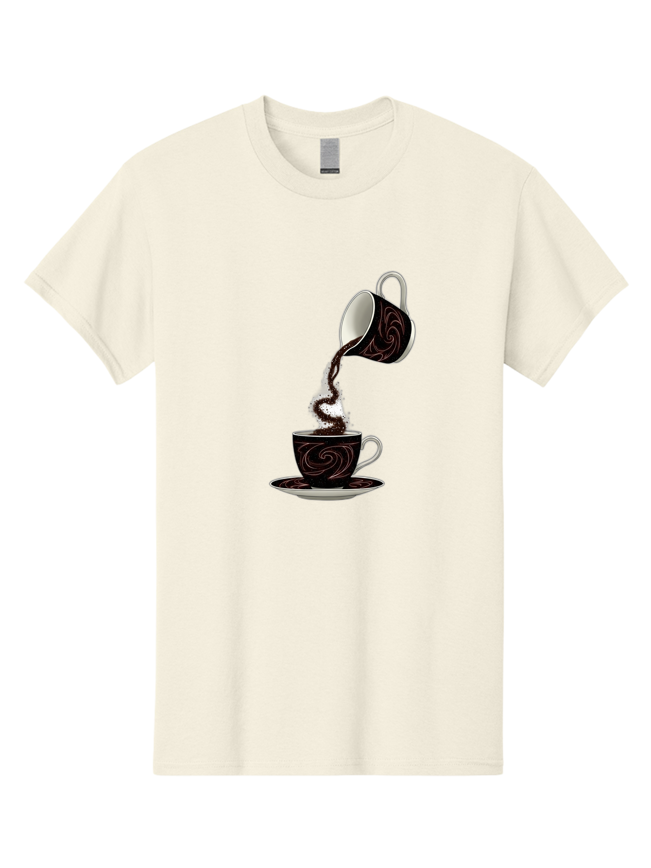 Coffee-Pouring Men'S Graphic Tee, 100% Cotton, Comfortable Casual Summer Wear, Machine Washable, Vintage Camera, Old Camera, Antique Camera, Black Camera, Classic Photography, Photography Equipment, Nostalgic Device, Film Camera, Camera Art Bam084