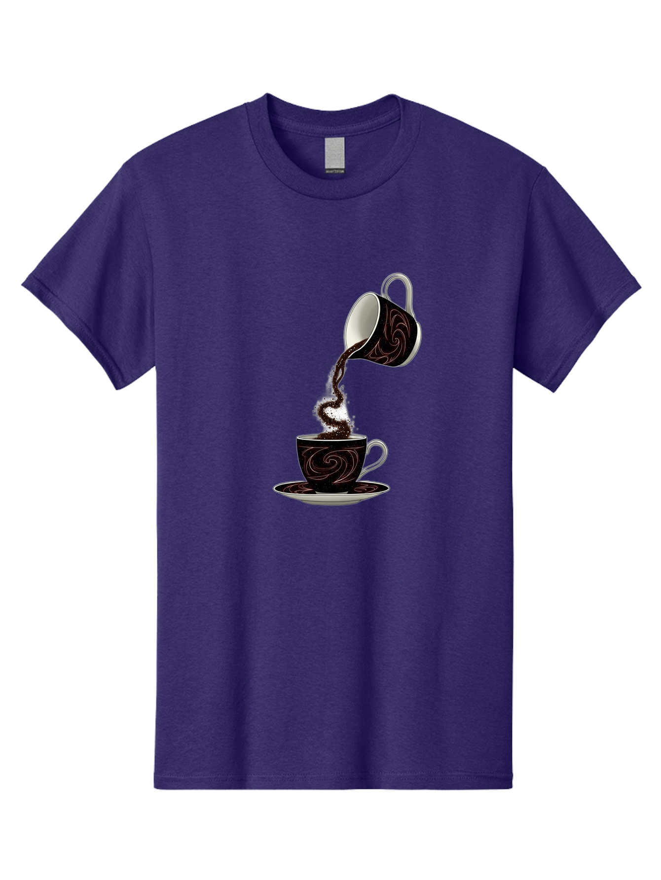 Coffee-Pouring Men'S Graphic Tee, 100% Cotton, Comfortable Casual Summer Wear, Machine Washable, Vintage Camera, Old Camera, Antique Camera, Black Camera, Classic Photography, Photography Equipment, Nostalgic Device, Film Camera, Camera Art Bam084