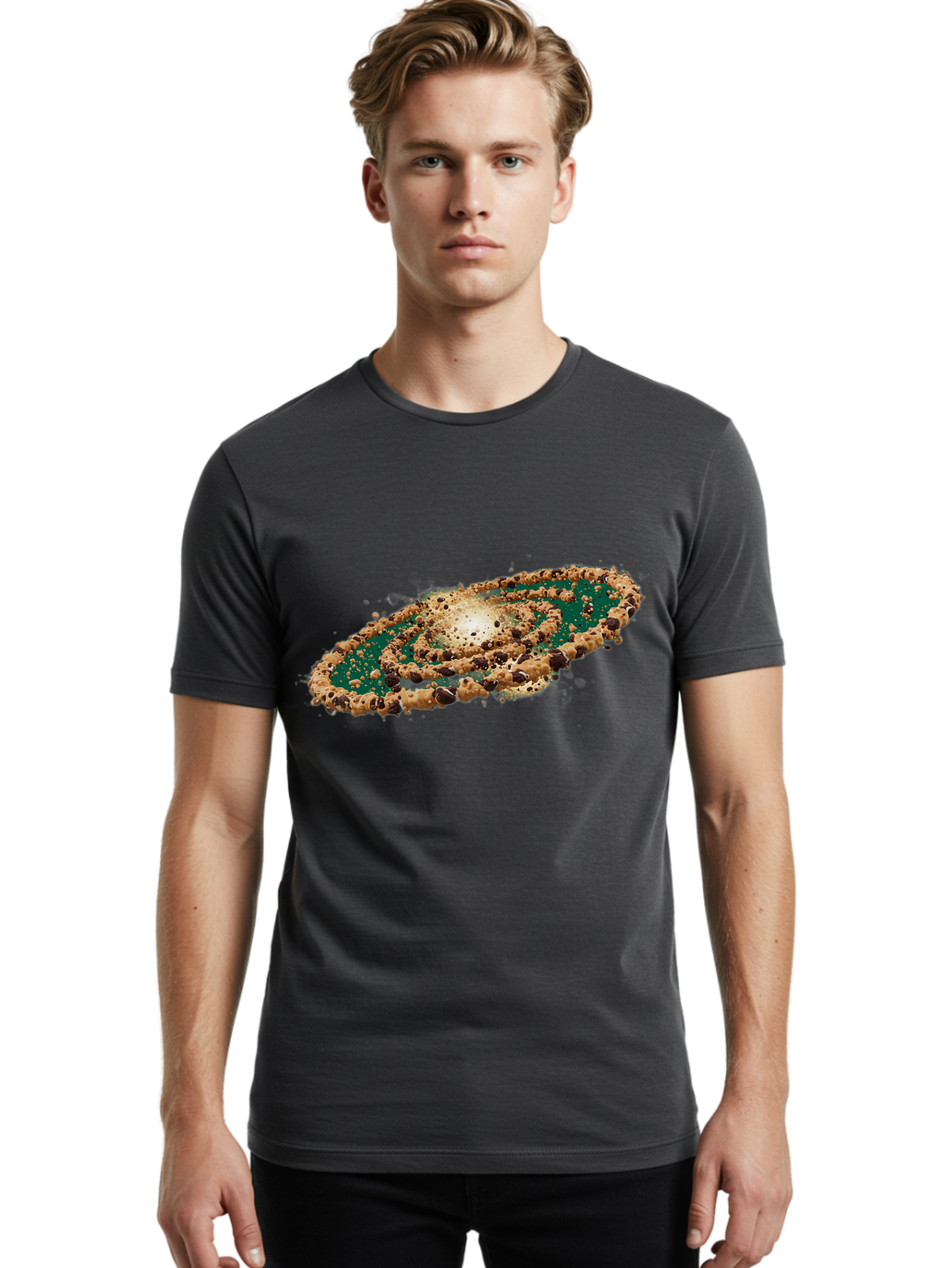 Coffee-Splash Men'S Graphic Tee, 100% Cotton, Comfortable Casual Summer Wear, Machine Washable, Vintage Camera, Old Camera, Antique Camera, Black Camera, Classic Photography, Photography Equipment, Nostalgic Device, Film Camera, Camera Art Bam085
