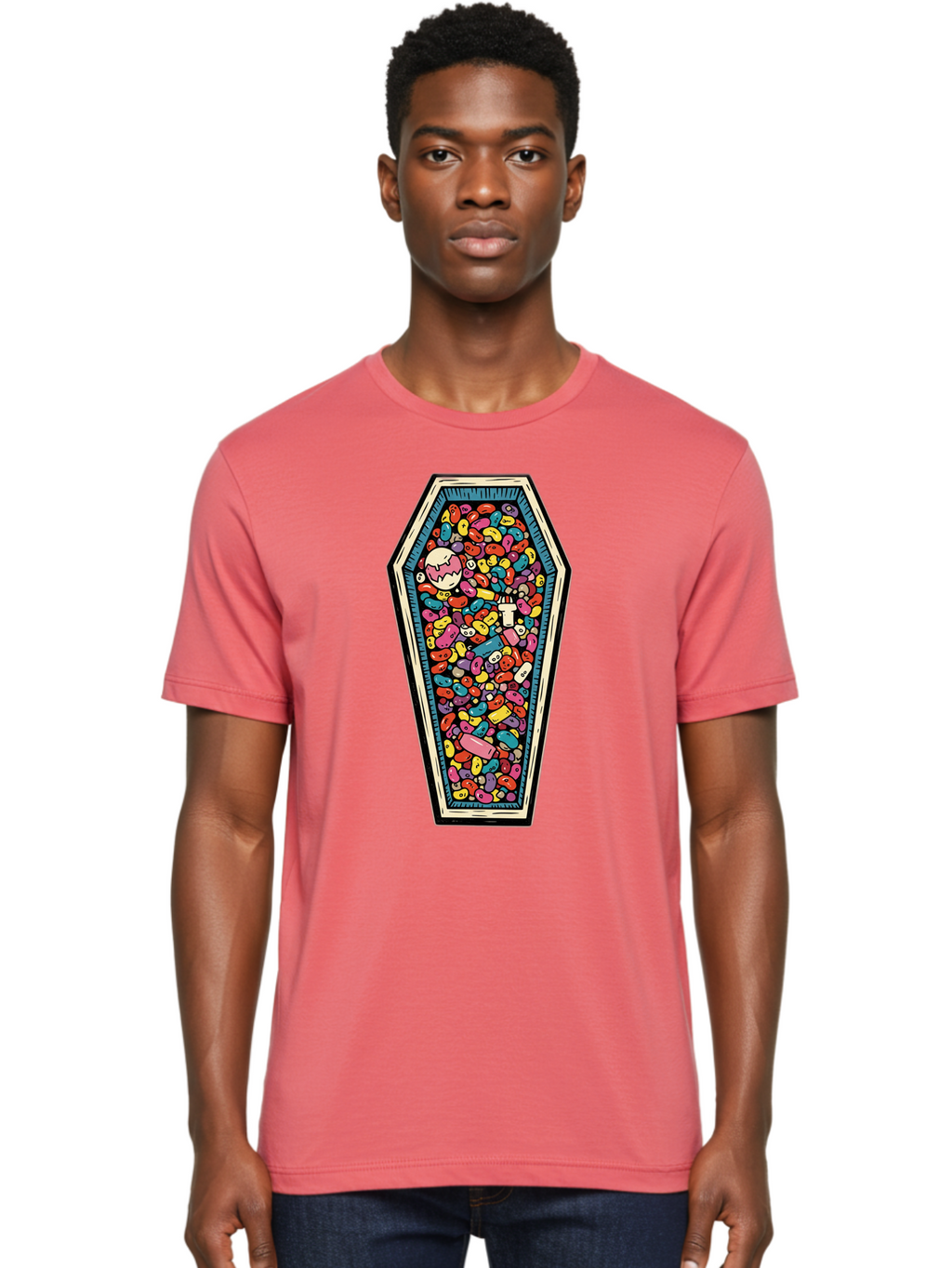 Coffin-Full-Of-Pills Men'S Graphic Tee, 100% Cotton, Comfortable Casual Summer Wear, Machine Washable, Vintage Camera, Old Camera, Antique Camera, Black Camera, Classic Photography, Photography Equipment, Nostalgic Device, Film Camera, Bam087
