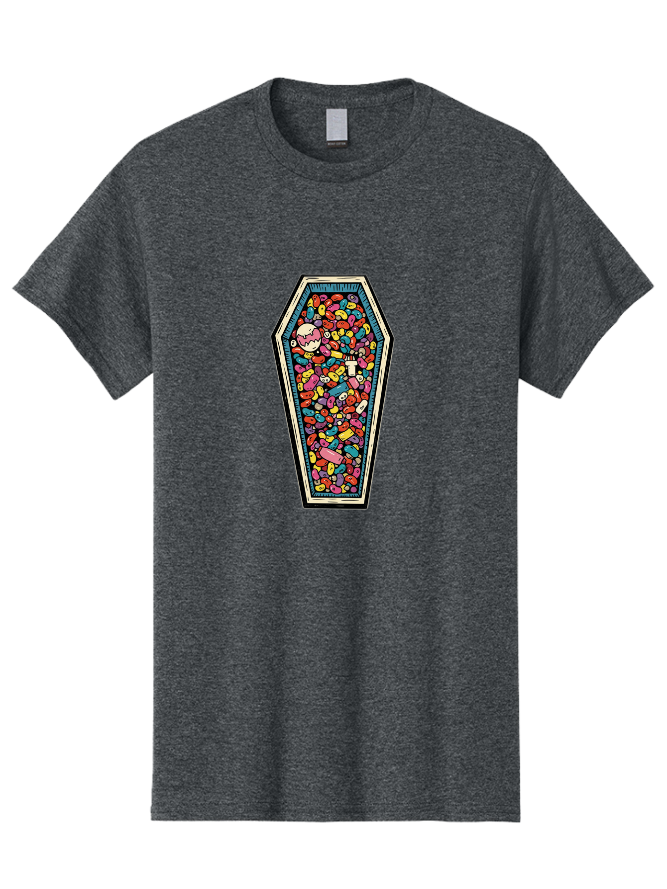 Coffin-Full-Of-Pills Men'S Graphic Tee, 100% Cotton, Comfortable Casual Summer Wear, Machine Washable, Vintage Camera, Old Camera, Antique Camera, Black Camera, Classic Photography, Photography Equipment, Nostalgic Device, Film Camera, Bam087