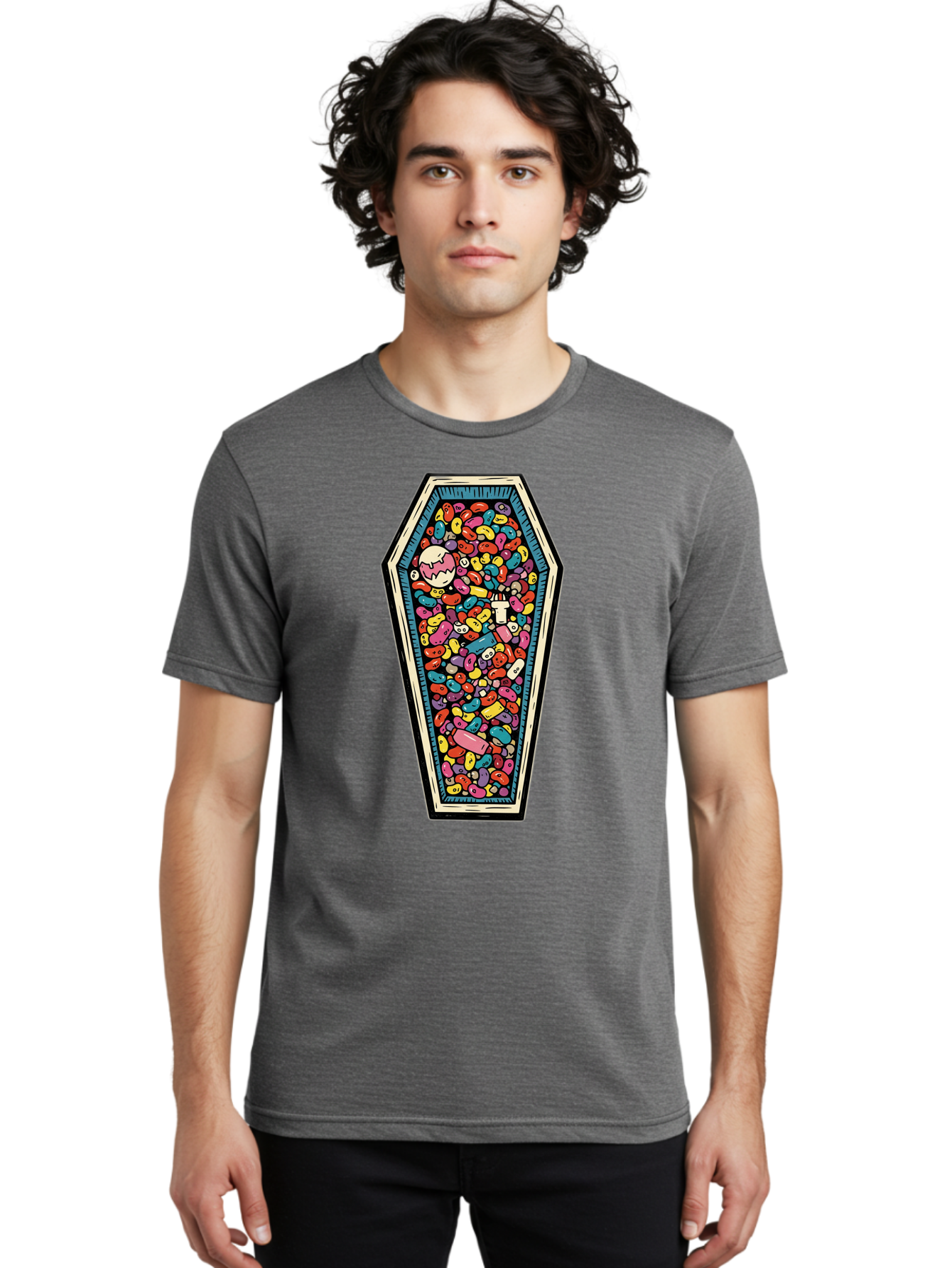 Coffin-Full-Of-Pills Men'S Graphic Tee, 100% Cotton, Comfortable Casual Summer Wear, Machine Washable, Vintage Camera, Old Camera, Antique Camera, Black Camera, Classic Photography, Photography Equipment, Nostalgic Device, Film Camera, Bam087