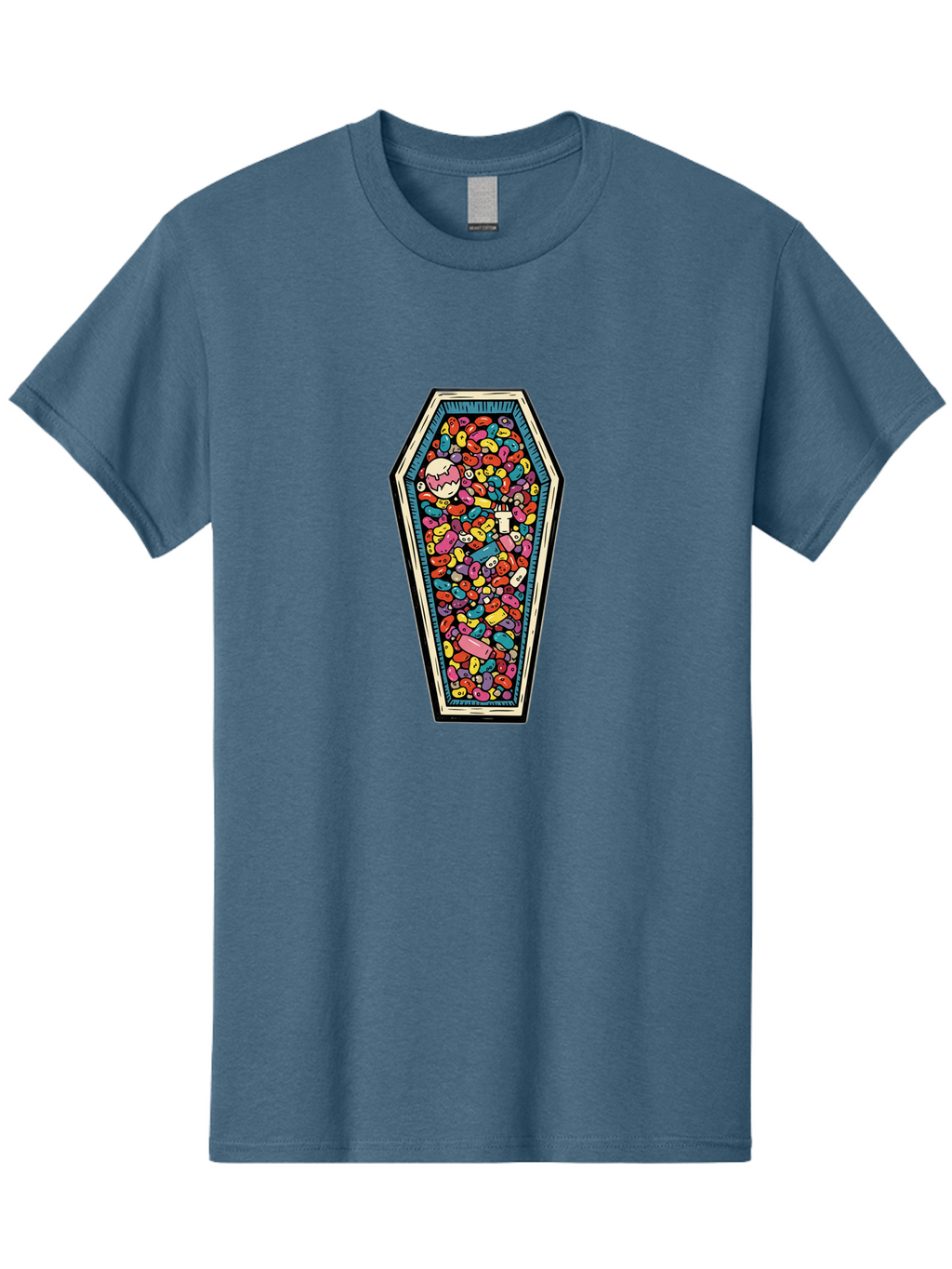 Coffin-Full-Of-Pills Men'S Graphic Tee, 100% Cotton, Comfortable Casual Summer Wear, Machine Washable, Vintage Camera, Old Camera, Antique Camera, Black Camera, Classic Photography, Photography Equipment, Nostalgic Device, Film Camera, Bam087