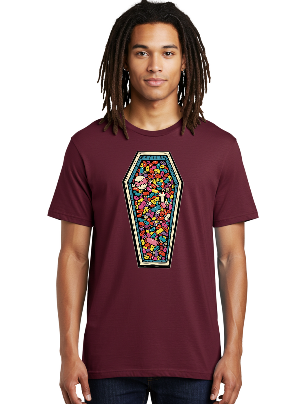 Coffin-Full-Of-Pills Men'S Graphic Tee, 100% Cotton, Comfortable Casual Summer Wear, Machine Washable, Vintage Camera, Old Camera, Antique Camera, Black Camera, Classic Photography, Photography Equipment, Nostalgic Device, Film Camera, Bam087