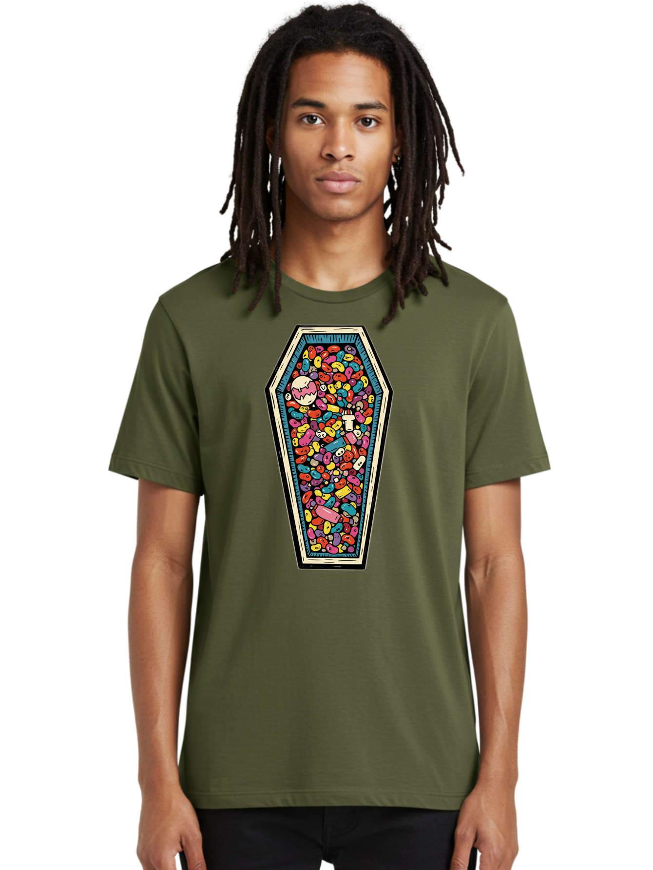 Coffin-Full-Of-Pills Men'S Graphic Tee, 100% Cotton, Comfortable Casual Summer Wear, Machine Washable, Vintage Camera, Old Camera, Antique Camera, Black Camera, Classic Photography, Photography Equipment, Nostalgic Device, Film Camera, Bam087
