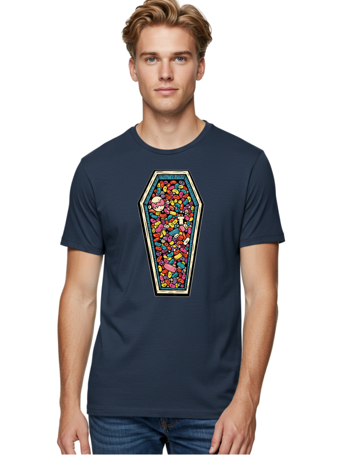 Coffin-Full-Of-Pills Men'S Graphic Tee, 100% Cotton, Comfortable Casual Summer Wear, Machine Washable, Vintage Camera, Old Camera, Antique Camera, Black Camera, Classic Photography, Photography Equipment, Nostalgic Device, Film Camera, Bam087