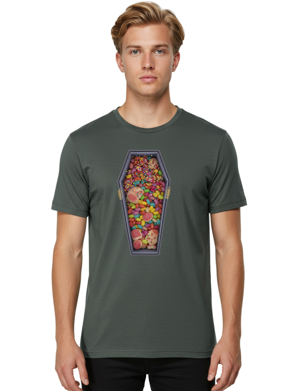 Coffin-Full-Of-Sweets Men'S Graphic Tee, 100% Cotton, Comfortable Casual Summer Wear, Machine Washable, Vintage Camera, Old Camera, Antique Camera, Black Camera, Classic Photography, Photography Equipment, Nostalgic Device, Film Camera, Bam088