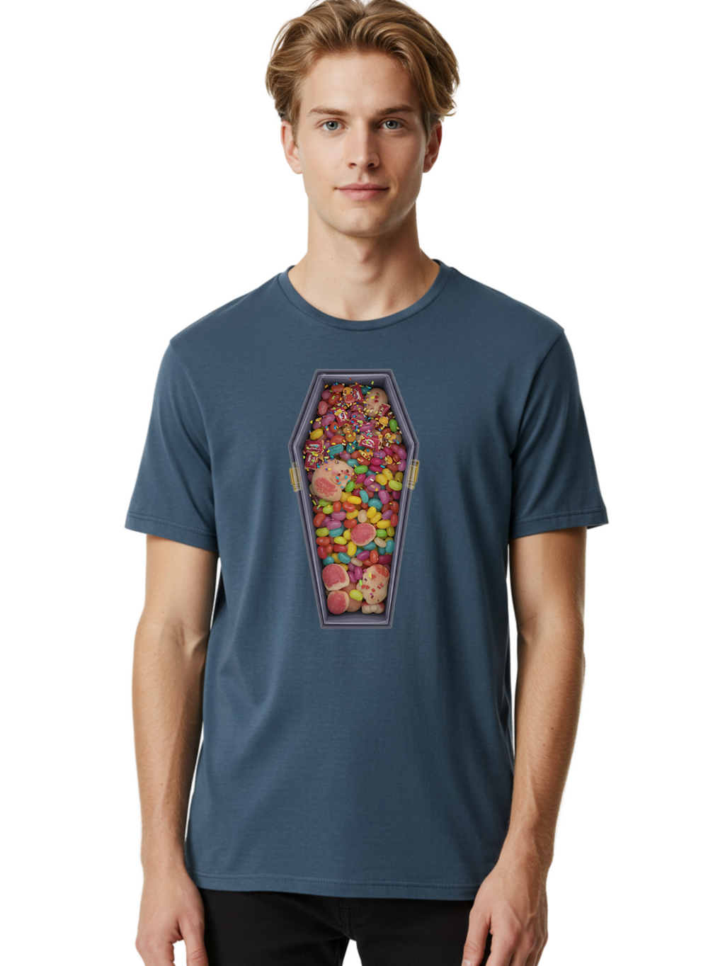 Coffin-Full-Of-Sweets Men'S Graphic Tee, 100% Cotton, Comfortable Casual Summer Wear, Machine Washable, Vintage Camera, Old Camera, Antique Camera, Black Camera, Classic Photography, Photography Equipment, Nostalgic Device, Film Camera, Bam088