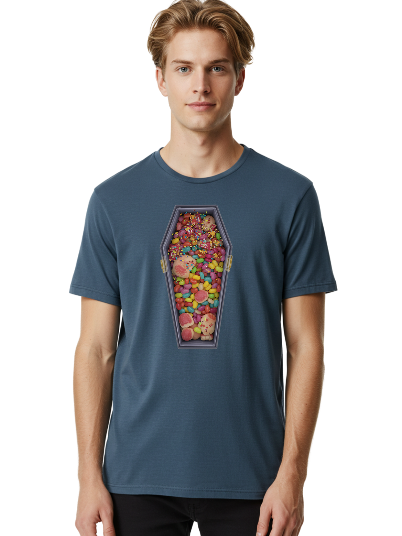 Coffin-Full-Of-Sweets Men'S Graphic Tee, 100% Cotton, Comfortable Casual Summer Wear, Machine Washable, Vintage Camera, Old Camera, Antique Camera, Black Camera, Classic Photography, Photography Equipment, Nostalgic Device, Film Camera, Bam088