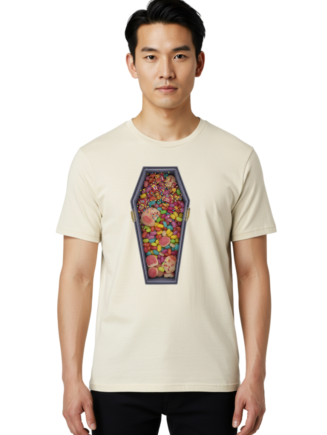 Coffin-Full-Of-Sweets Men'S Graphic Tee, 100% Cotton, Comfortable Casual Summer Wear, Machine Washable, Vintage Camera, Old Camera, Antique Camera, Black Camera, Classic Photography, Photography Equipment, Nostalgic Device, Film Camera, Bam088