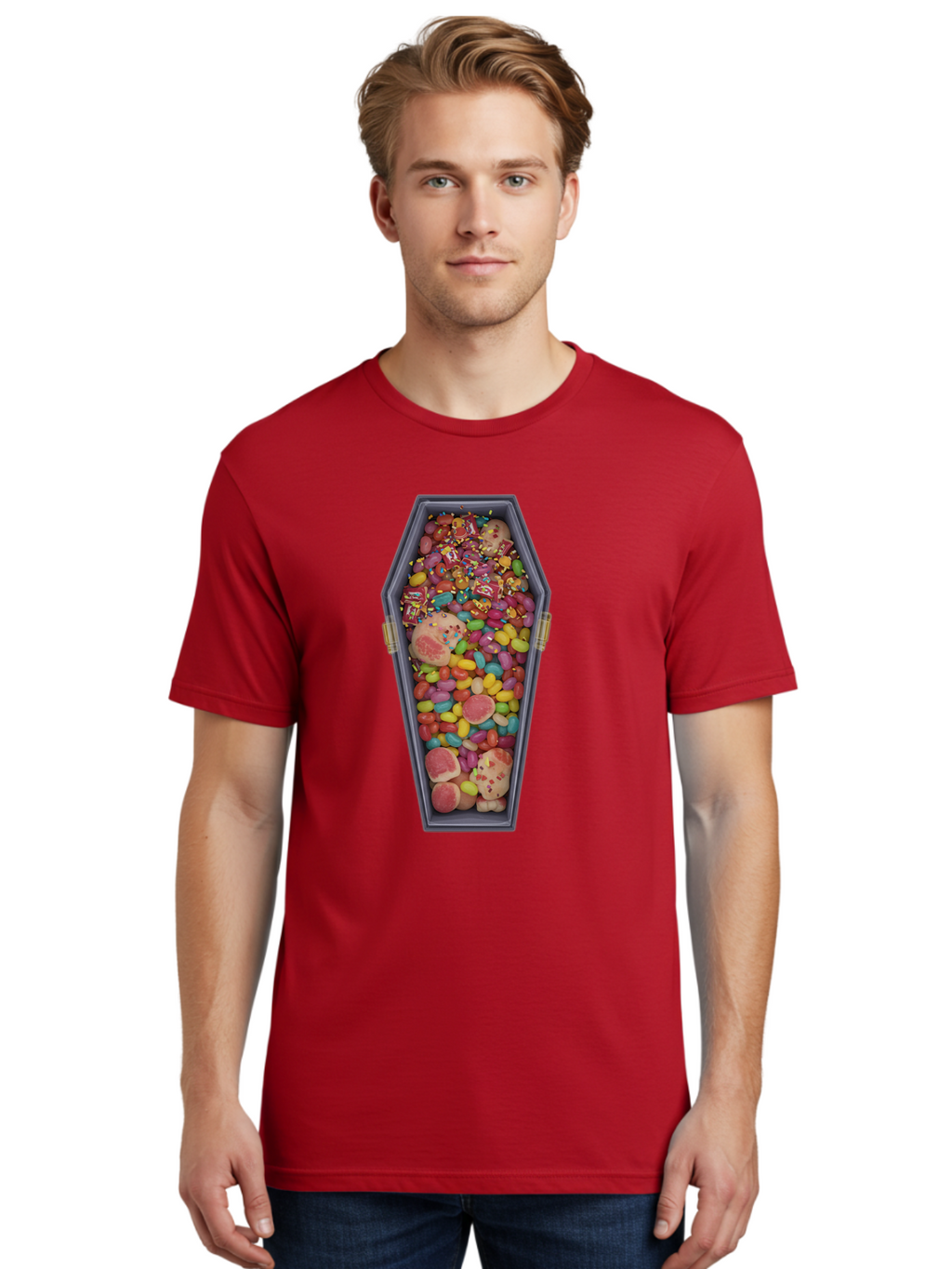 Coffin-Full-Of-Sweets Men'S Graphic Tee, 100% Cotton, Comfortable Casual Summer Wear, Machine Washable, Vintage Camera, Old Camera, Antique Camera, Black Camera, Classic Photography, Photography Equipment, Nostalgic Device, Film Camera, Bam088