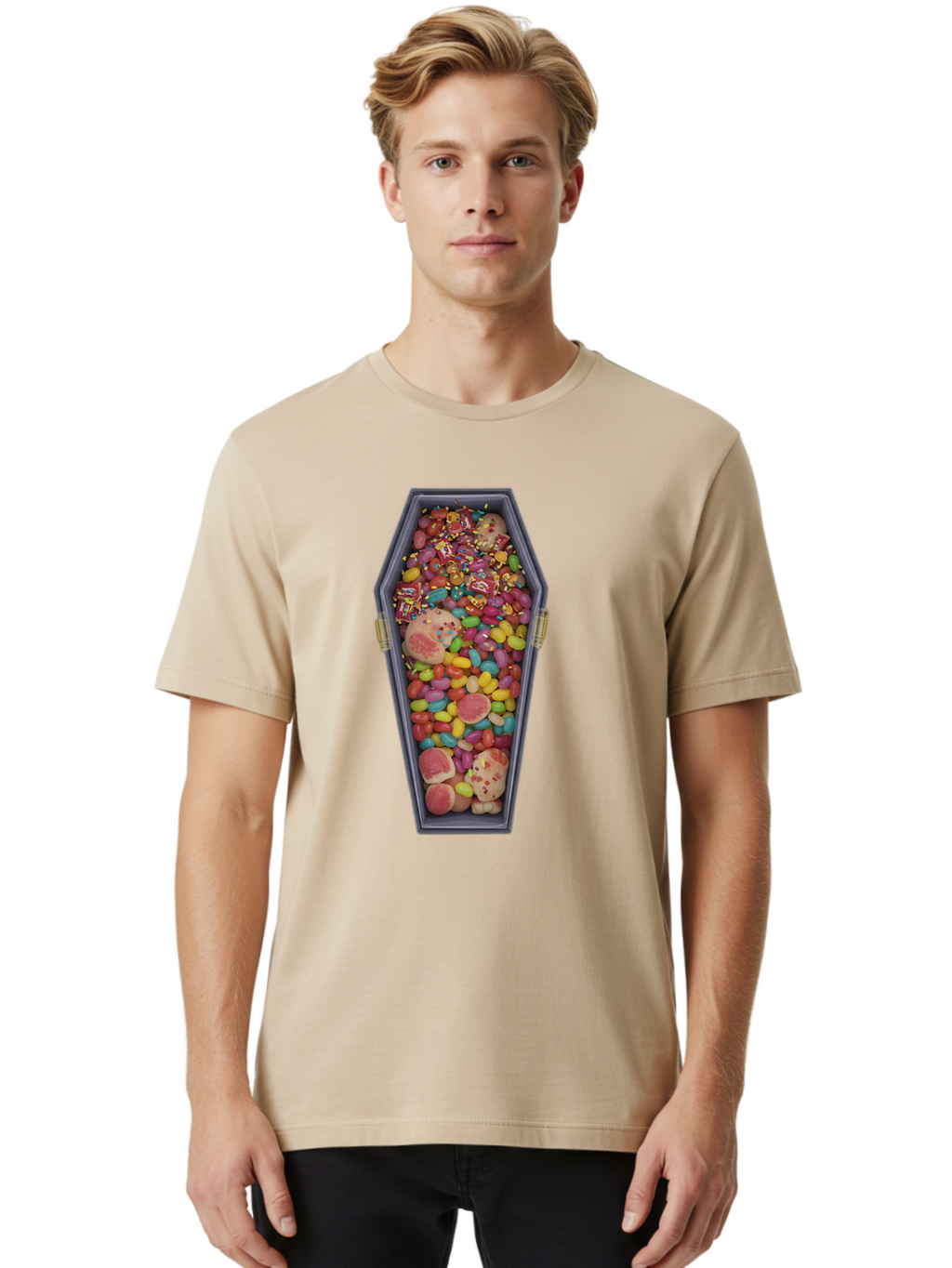 Coffin-Full-Of-Sweets Men'S Graphic Tee, 100% Cotton, Comfortable Casual Summer Wear, Machine Washable, Vintage Camera, Old Camera, Antique Camera, Black Camera, Classic Photography, Photography Equipment, Nostalgic Device, Film Camera, Bam088
