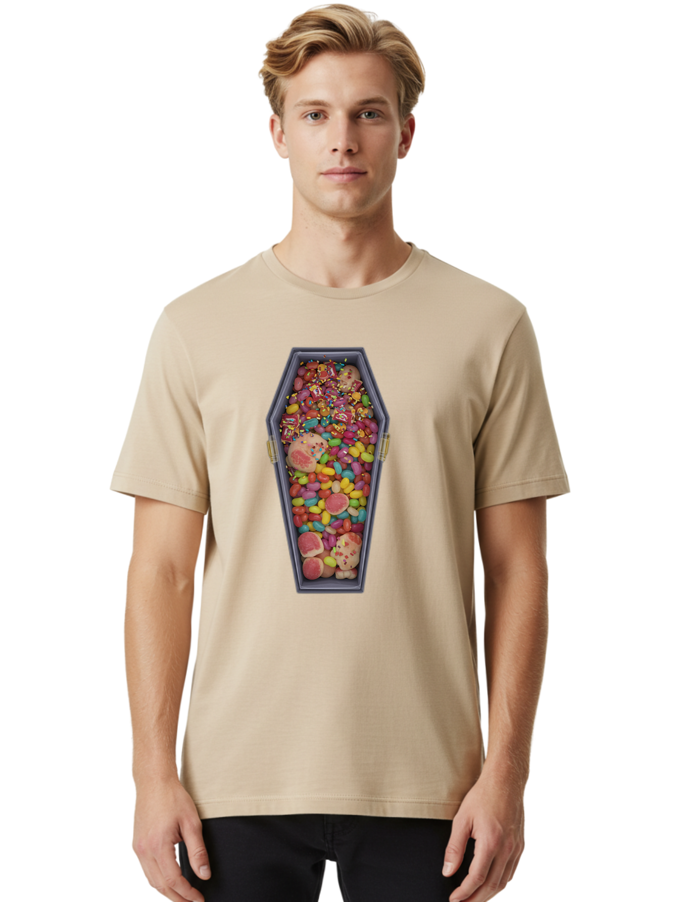 Coffin-Full-Of-Sweets Men'S Graphic Tee, 100% Cotton, Comfortable Casual Summer Wear, Machine Washable, Vintage Camera, Old Camera, Antique Camera, Black Camera, Classic Photography, Photography Equipment, Nostalgic Device, Film Camera, Bam088
