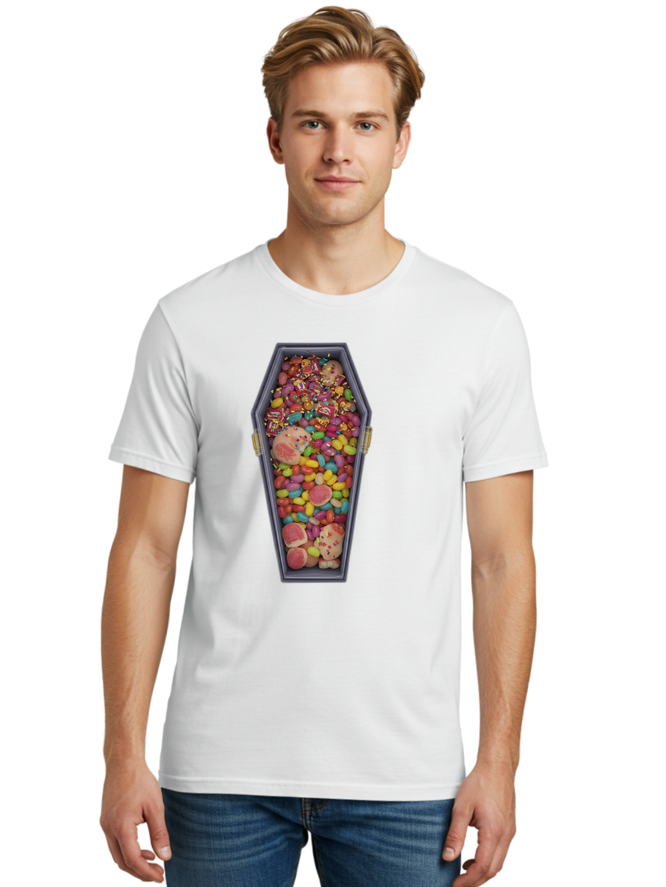 Coffin-Full-Of-Sweets Men'S Graphic Tee, 100% Cotton, Comfortable Casual Summer Wear, Machine Washable, Vintage Camera, Old Camera, Antique Camera, Black Camera, Classic Photography, Photography Equipment, Nostalgic Device, Film Camera, Bam088