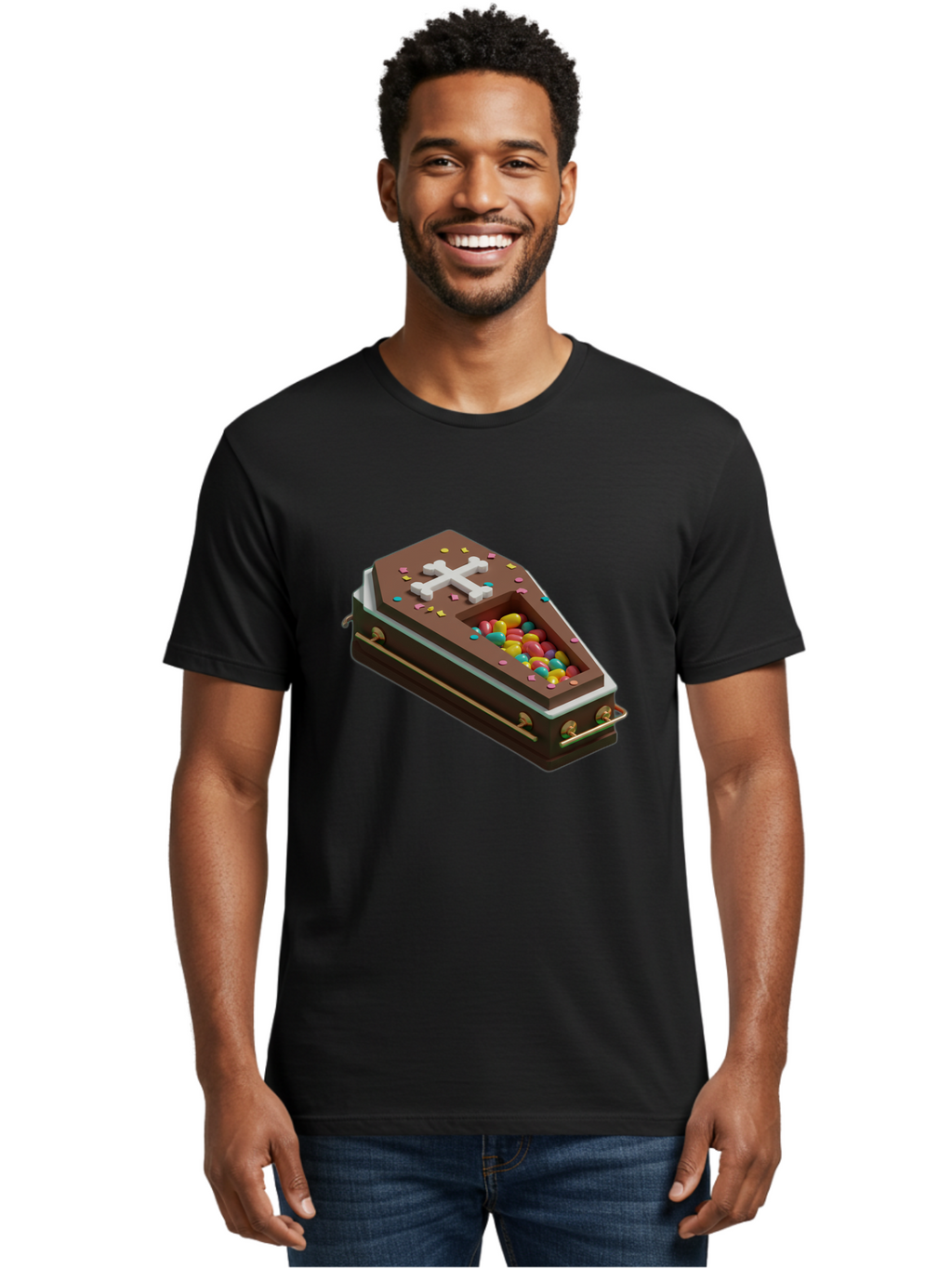 Coffin-With-Gumballs Men'S Graphic Tee, 100% Cotton, Comfortable Casual Summer Wear, Machine Washable, Vintage Camera, Old Camera, Antique Camera, Black Camera, Classic Photography, Photography Equipment, Nostalgic Device, Film Camera, Bam089
