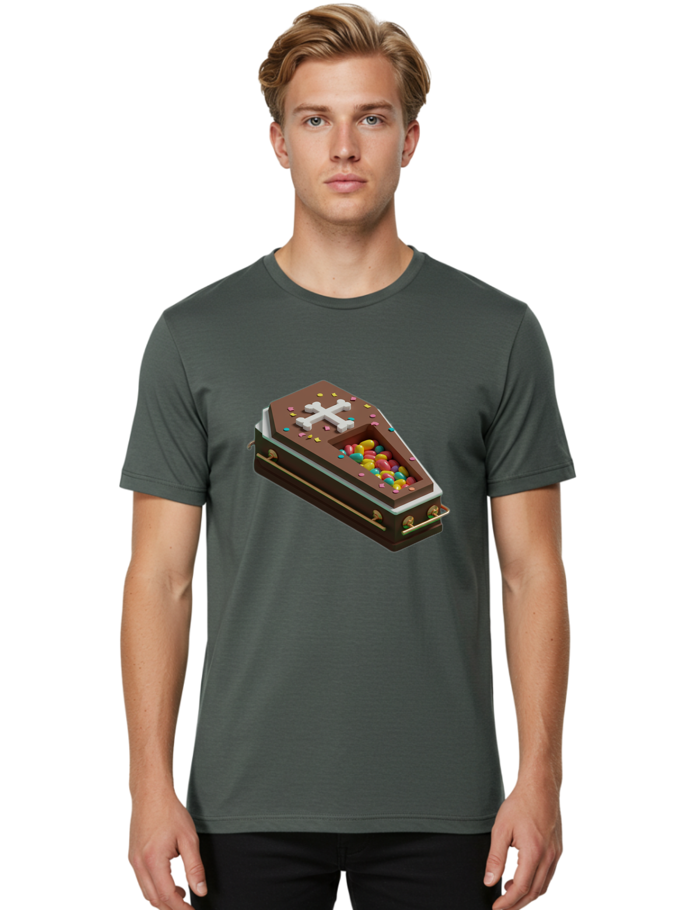 Coffin-With-Gumballs Men'S Graphic Tee, 100% Cotton, Comfortable Casual Summer Wear, Machine Washable, Vintage Camera, Old Camera, Antique Camera, Black Camera, Classic Photography, Photography Equipment, Nostalgic Device, Film Camera, Bam089