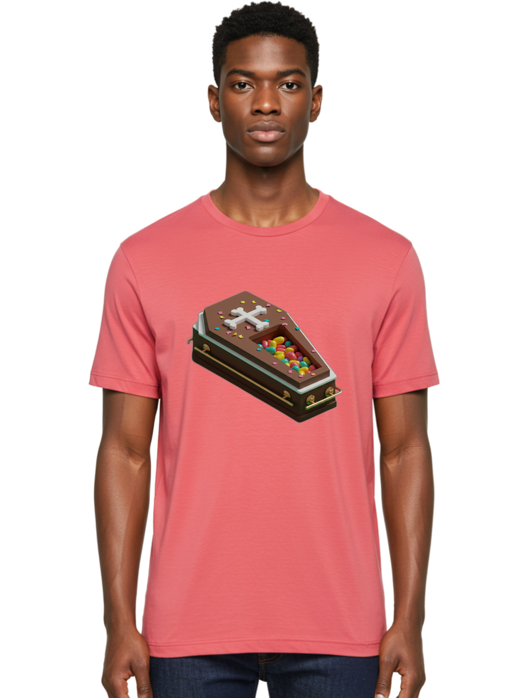 Coffin-With-Gumballs Men'S Graphic Tee, 100% Cotton, Comfortable Casual Summer Wear, Machine Washable, Vintage Camera, Old Camera, Antique Camera, Black Camera, Classic Photography, Photography Equipment, Nostalgic Device, Film Camera, Bam089