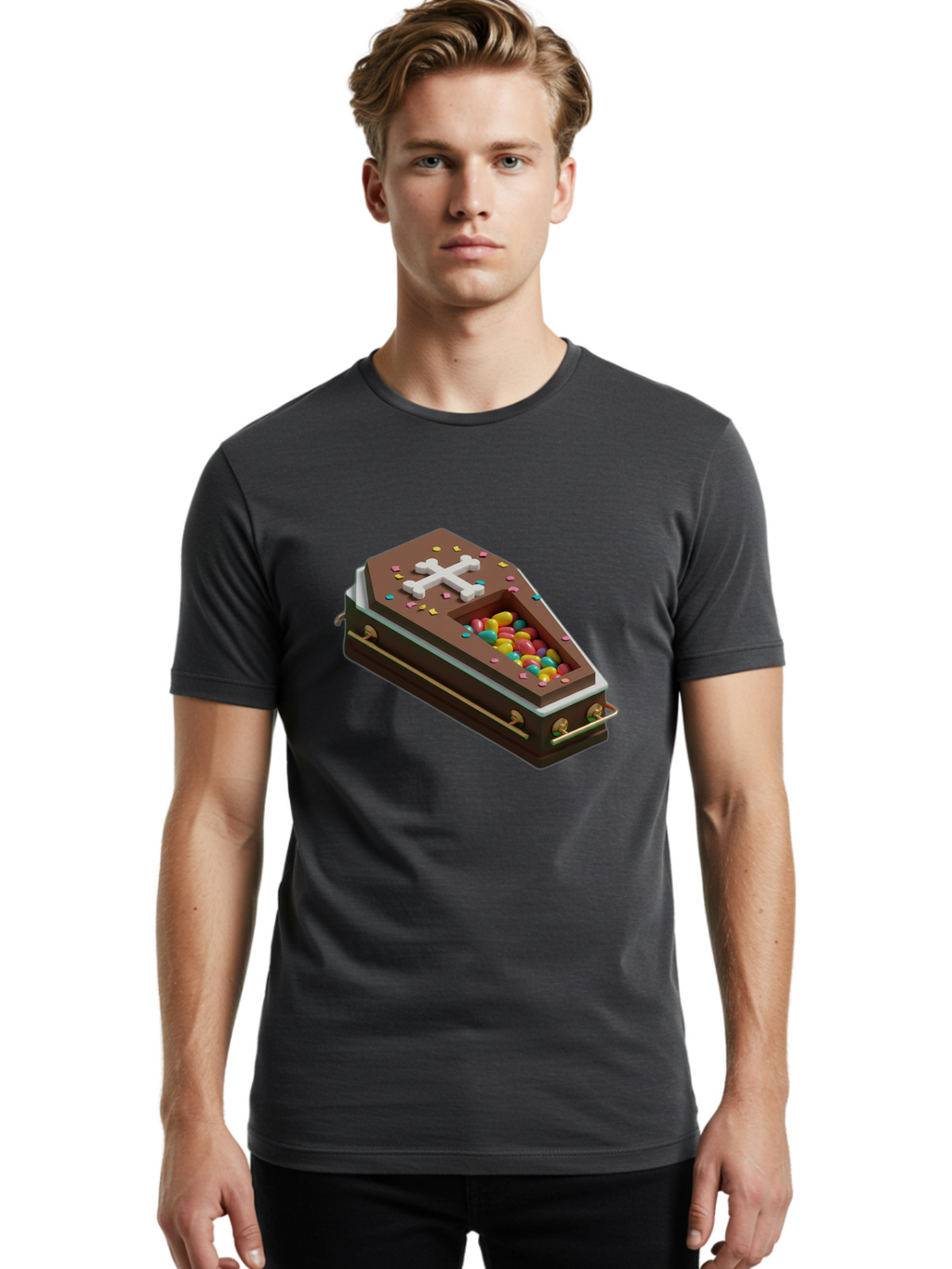 Coffin-With-Gumballs Men'S Graphic Tee, 100% Cotton, Comfortable Casual Summer Wear, Machine Washable, Vintage Camera, Old Camera, Antique Camera, Black Camera, Classic Photography, Photography Equipment, Nostalgic Device, Film Camera, Bam089