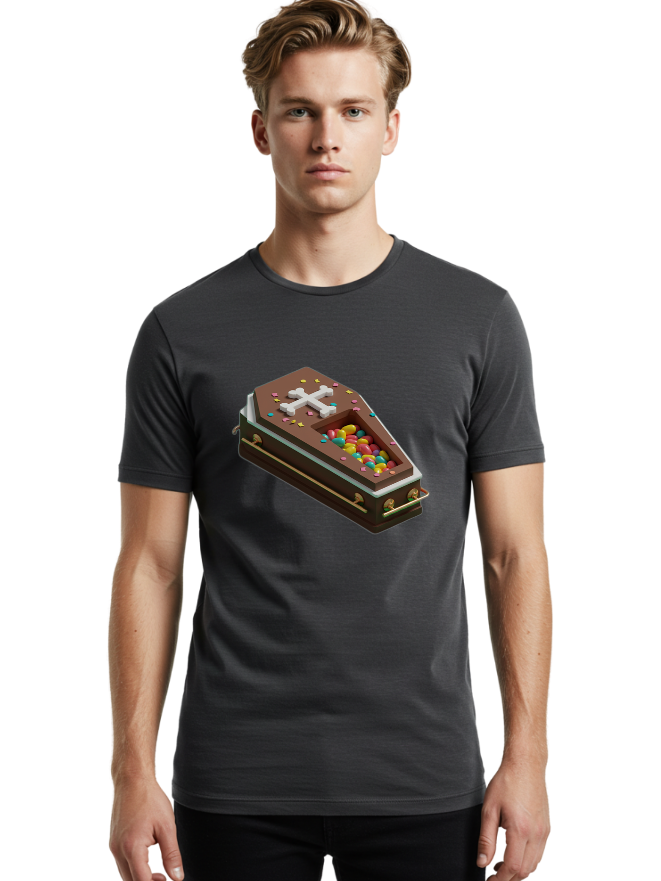 Coffin-With-Gumballs Men'S Graphic Tee, 100% Cotton, Comfortable Casual Summer Wear, Machine Washable, Vintage Camera, Old Camera, Antique Camera, Black Camera, Classic Photography, Photography Equipment, Nostalgic Device, Film Camera, Bam089