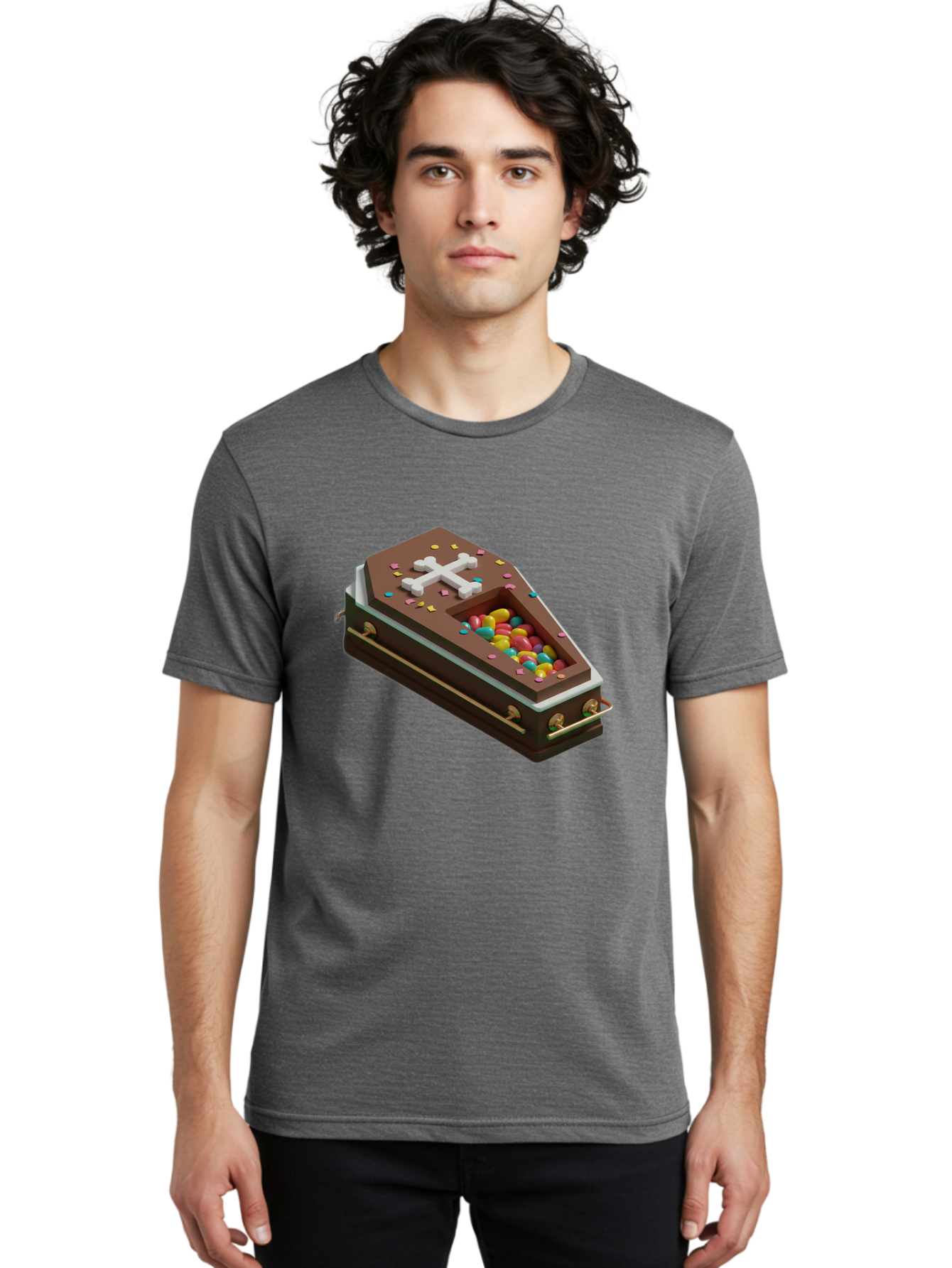 Coffin-With-Gumballs Men'S Graphic Tee, 100% Cotton, Comfortable Casual Summer Wear, Machine Washable, Vintage Camera, Old Camera, Antique Camera, Black Camera, Classic Photography, Photography Equipment, Nostalgic Device, Film Camera, Bam089