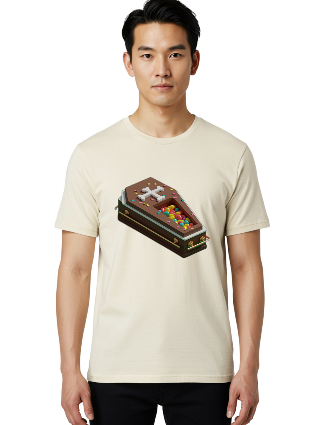 Coffin-With-Gumballs Men'S Graphic Tee, 100% Cotton, Comfortable Casual Summer Wear, Machine Washable, Vintage Camera, Old Camera, Antique Camera, Black Camera, Classic Photography, Photography Equipment, Nostalgic Device, Film Camera, Bam089