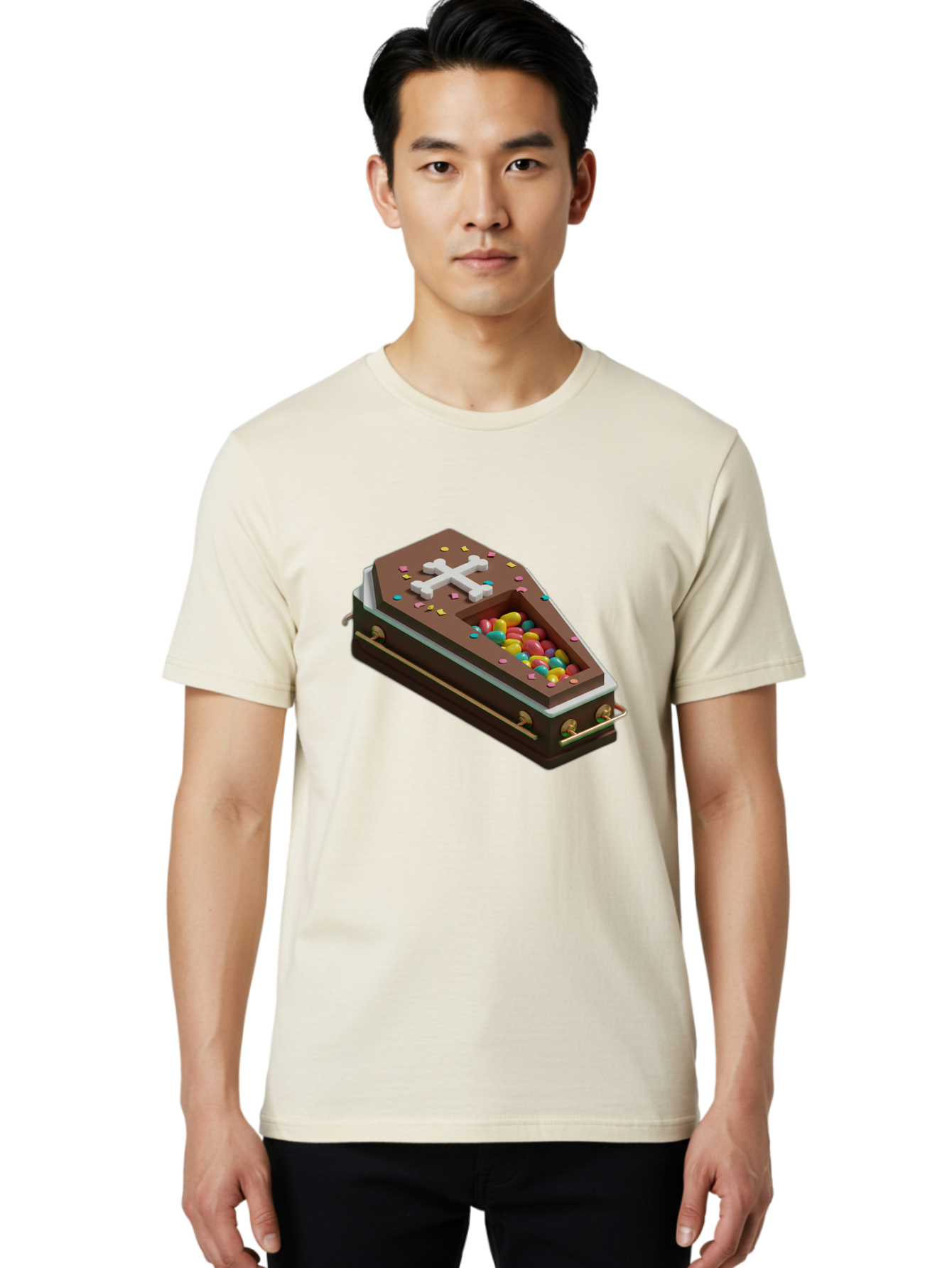 Coffin-With-Gumballs Men'S Graphic Tee, 100% Cotton, Comfortable Casual Summer Wear, Machine Washable, Vintage Camera, Old Camera, Antique Camera, Black Camera, Classic Photography, Photography Equipment, Nostalgic Device, Film Camera, Bam089