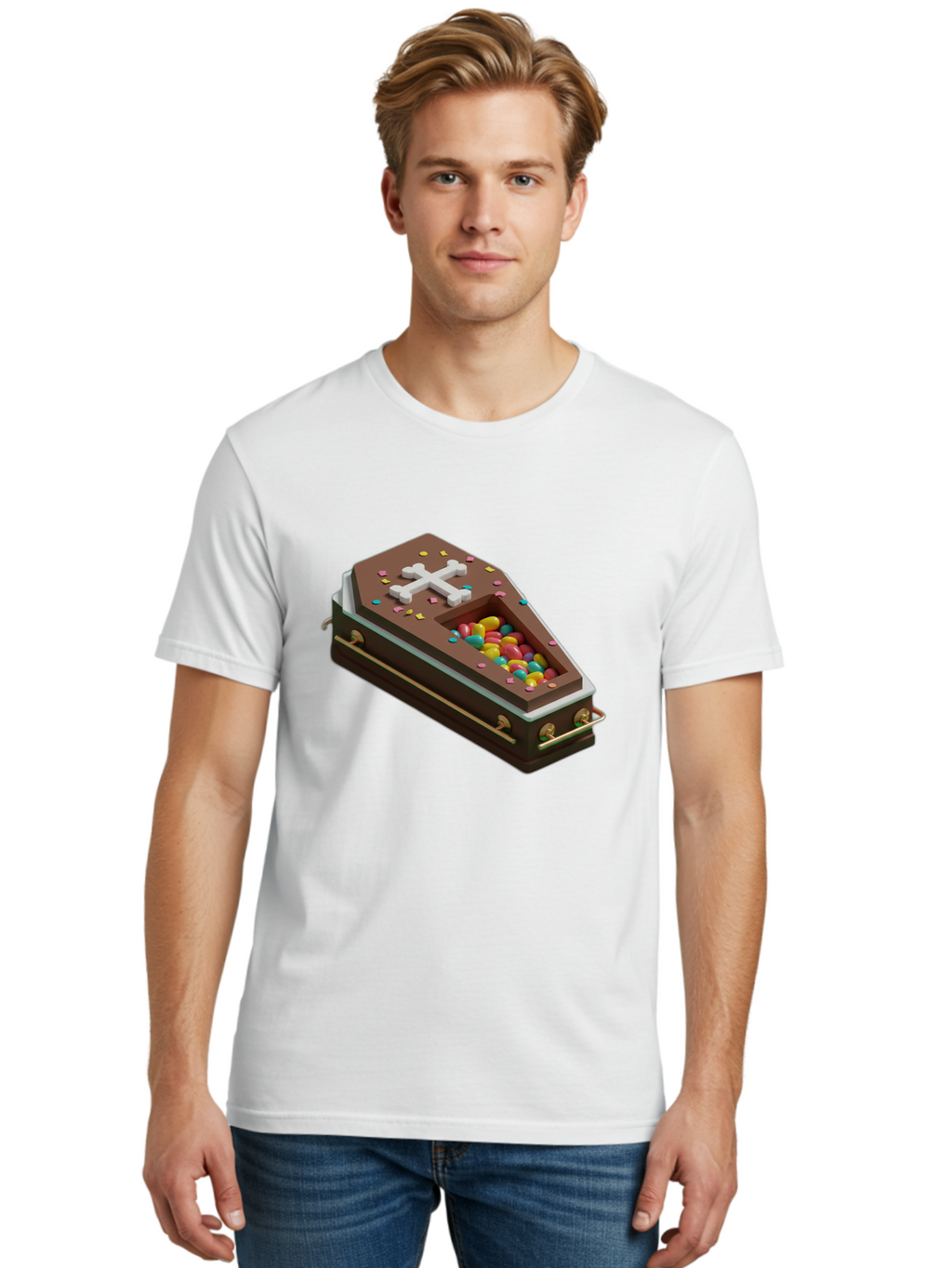 Coffin-With-Gumballs Men'S Graphic Tee, 100% Cotton, Comfortable Casual Summer Wear, Machine Washable, Vintage Camera, Old Camera, Antique Camera, Black Camera, Classic Photography, Photography Equipment, Nostalgic Device, Film Camera, Bam089