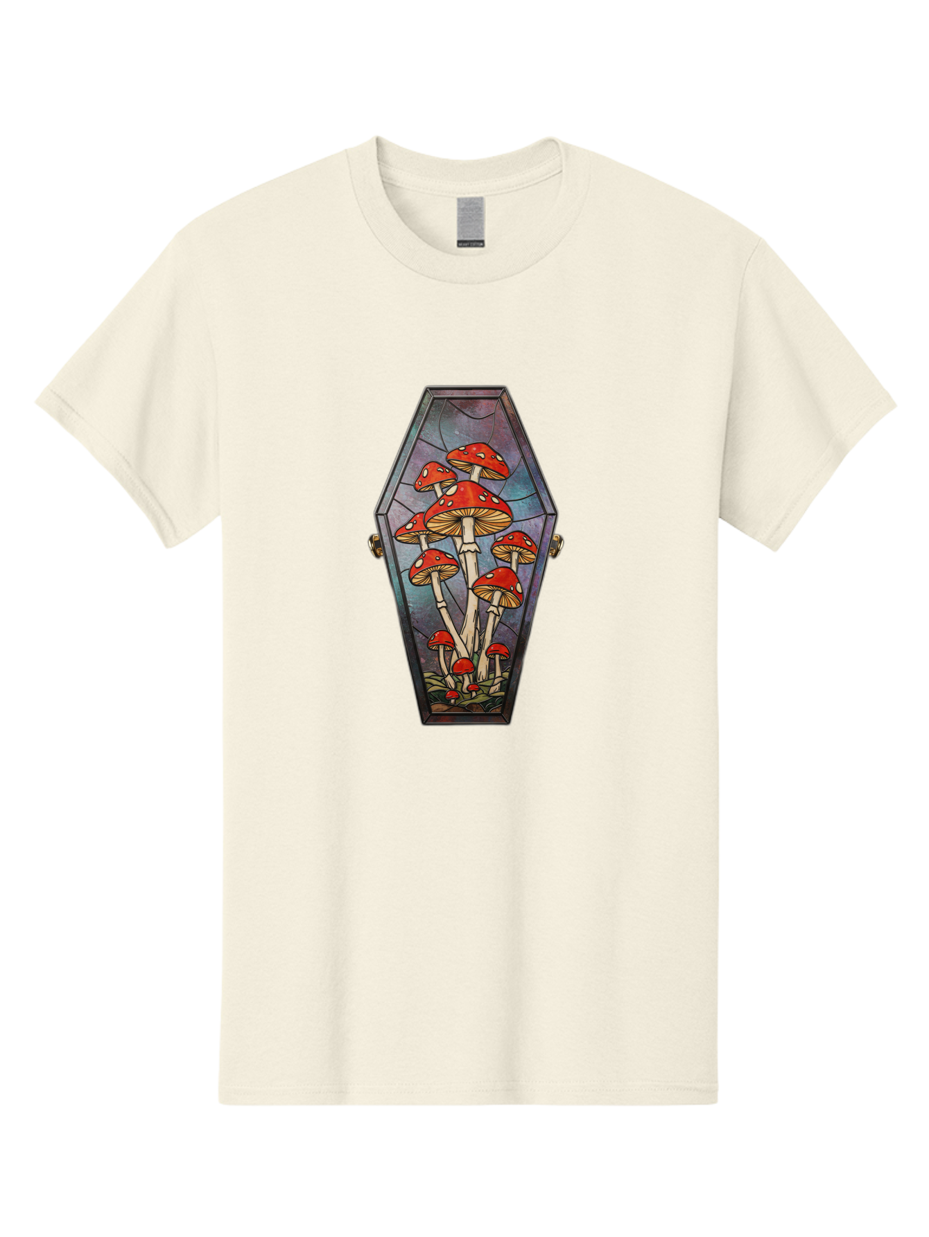 Coffin-With-Mushrooms-1 Men'S Graphic Tee, 100% Cotton, Comfortable Casual Summer Wear, Machine Washable, Vintage Camera, Old Camera, Antique Camera, Black Camera, Classic Photography, Photography Equipment, Nostalgic Device, Film Camera, Bam090