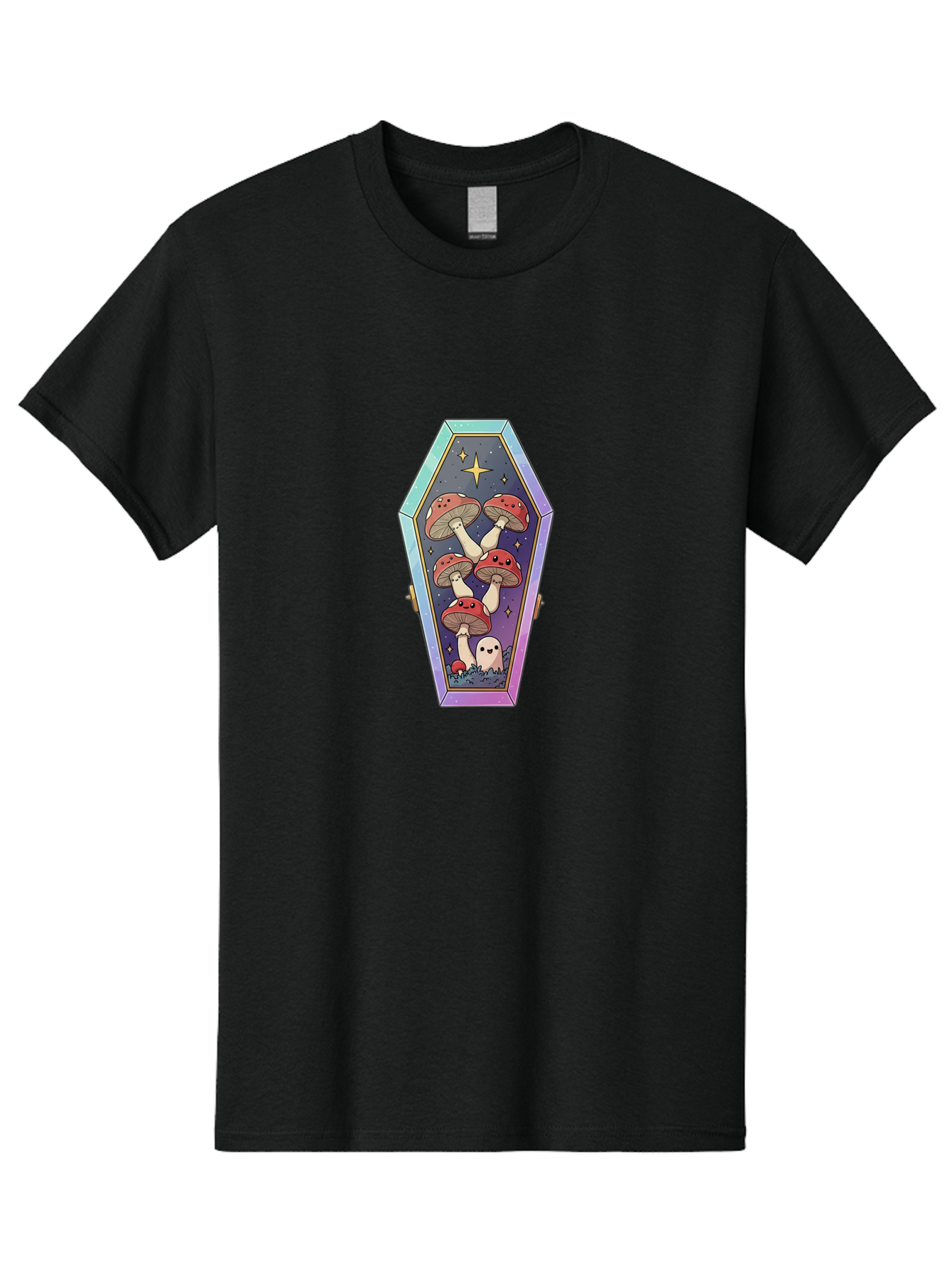 Coffin-With-Mushrooms Men'S Graphic Tee, 100% Cotton, Comfortable Casual Summer Wear, Machine Washable, Vintage Camera, Old Camera, Antique Camera, Black Camera, Classic Photography, Photography Equipment, Nostalgic Device, Film Camera, Bam091