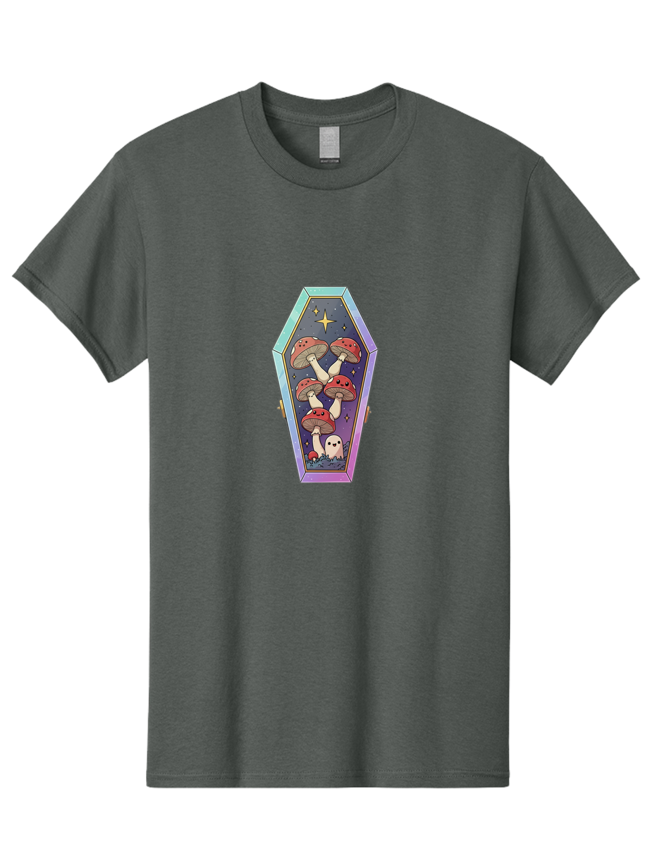 Coffin-With-Mushrooms Men'S Graphic Tee, 100% Cotton, Comfortable Casual Summer Wear, Machine Washable, Vintage Camera, Old Camera, Antique Camera, Black Camera, Classic Photography, Photography Equipment, Nostalgic Device, Film Camera, Bam091