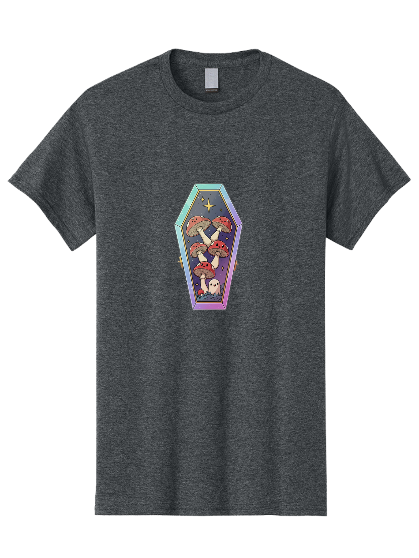 Coffin-With-Mushrooms Men'S Graphic Tee, 100% Cotton, Comfortable Casual Summer Wear, Machine Washable, Vintage Camera, Old Camera, Antique Camera, Black Camera, Classic Photography, Photography Equipment, Nostalgic Device, Film Camera, Bam091