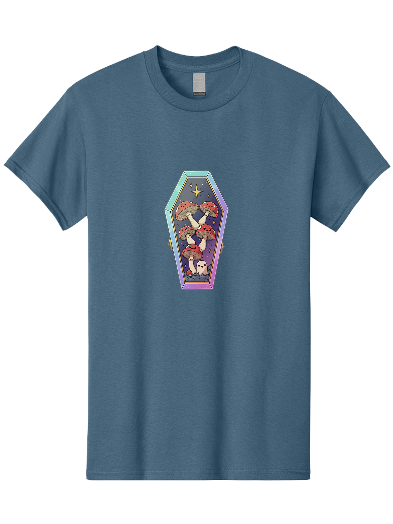Coffin-With-Mushrooms Men'S Graphic Tee, 100% Cotton, Comfortable Casual Summer Wear, Machine Washable, Vintage Camera, Old Camera, Antique Camera, Black Camera, Classic Photography, Photography Equipment, Nostalgic Device, Film Camera, Bam091