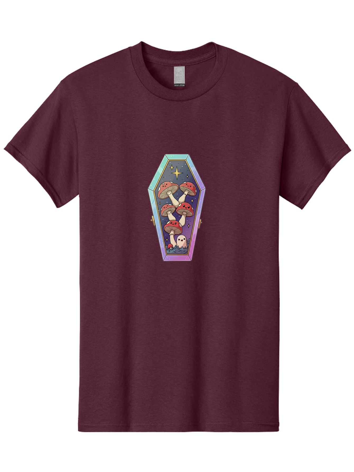 Coffin-With-Mushrooms Men'S Graphic Tee, 100% Cotton, Comfortable Casual Summer Wear, Machine Washable, Vintage Camera, Old Camera, Antique Camera, Black Camera, Classic Photography, Photography Equipment, Nostalgic Device, Film Camera, Bam091
