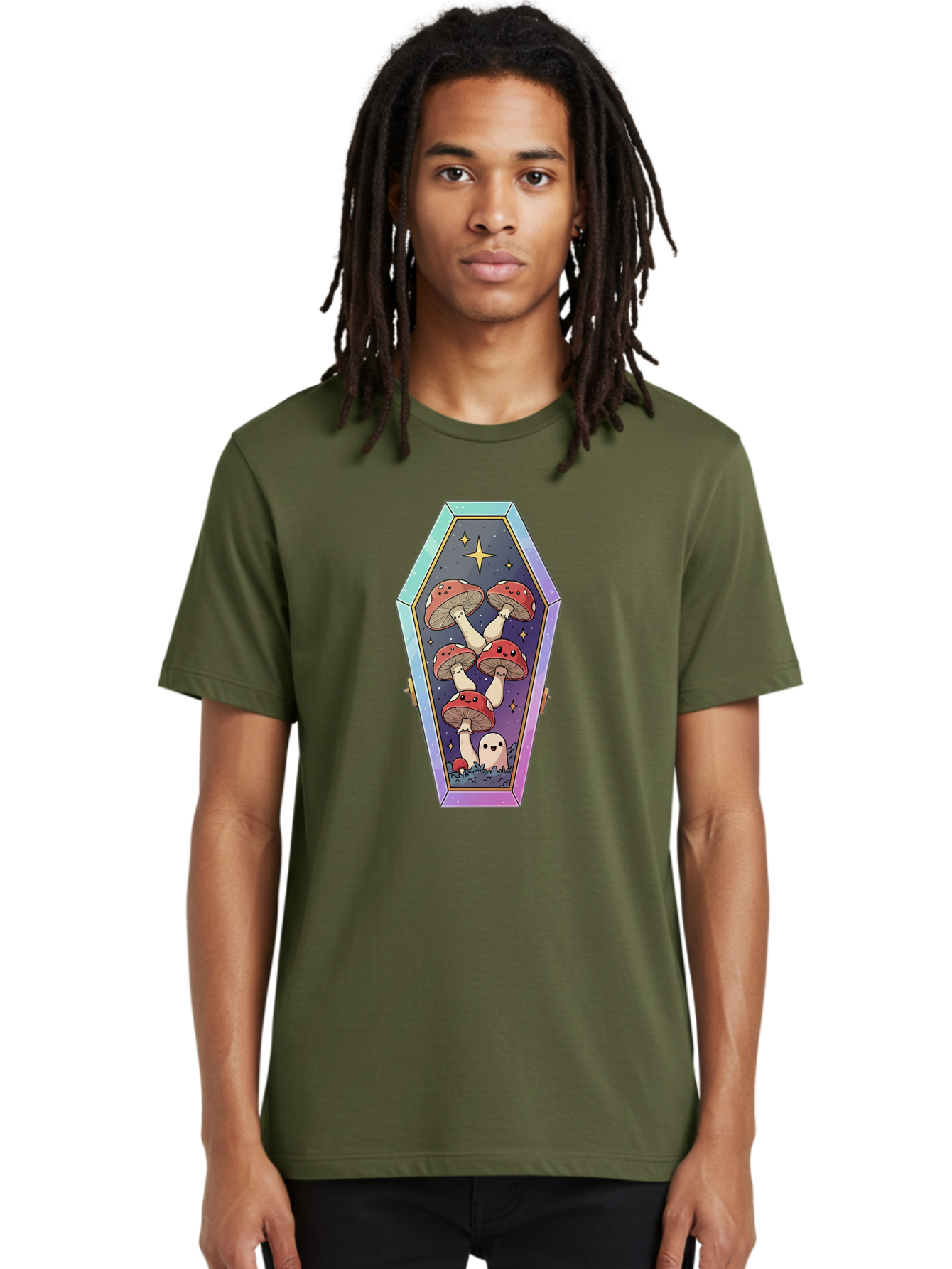 Coffin-With-Mushrooms Men'S Graphic Tee, 100% Cotton, Comfortable Casual Summer Wear, Machine Washable, Vintage Camera, Old Camera, Antique Camera, Black Camera, Classic Photography, Photography Equipment, Nostalgic Device, Film Camera, Bam091