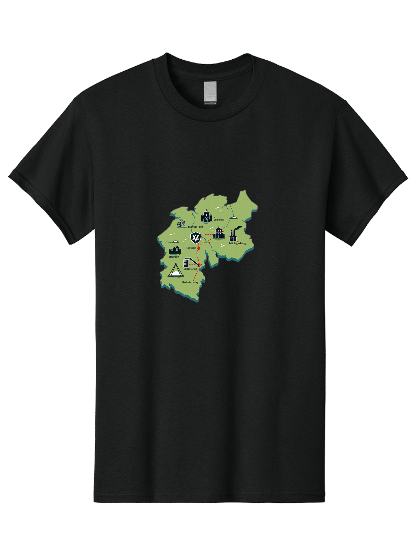 Colchester-Map Men'S Graphic Tee, 100% Cotton, Comfortable Casual Summer Wear, Machine Washable, Vintage Camera, Old Camera, Antique Camera, Black Camera, Classic Photography, Photography Equipment, Nostalgic Device, Film Camera, Camera Art Bam093