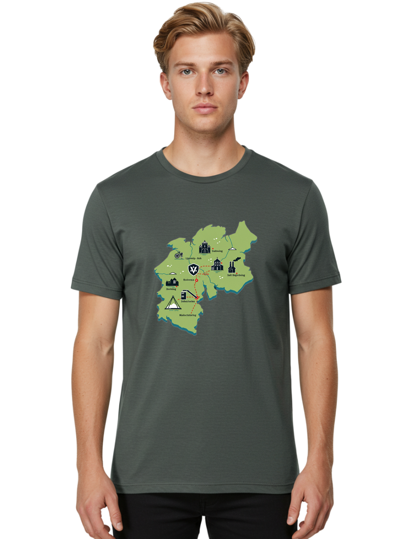 Colchester-Map Men'S Graphic Tee, 100% Cotton, Comfortable Casual Summer Wear, Machine Washable, Vintage Camera, Old Camera, Antique Camera, Black Camera, Classic Photography, Photography Equipment, Nostalgic Device, Film Camera, Camera Art Bam093