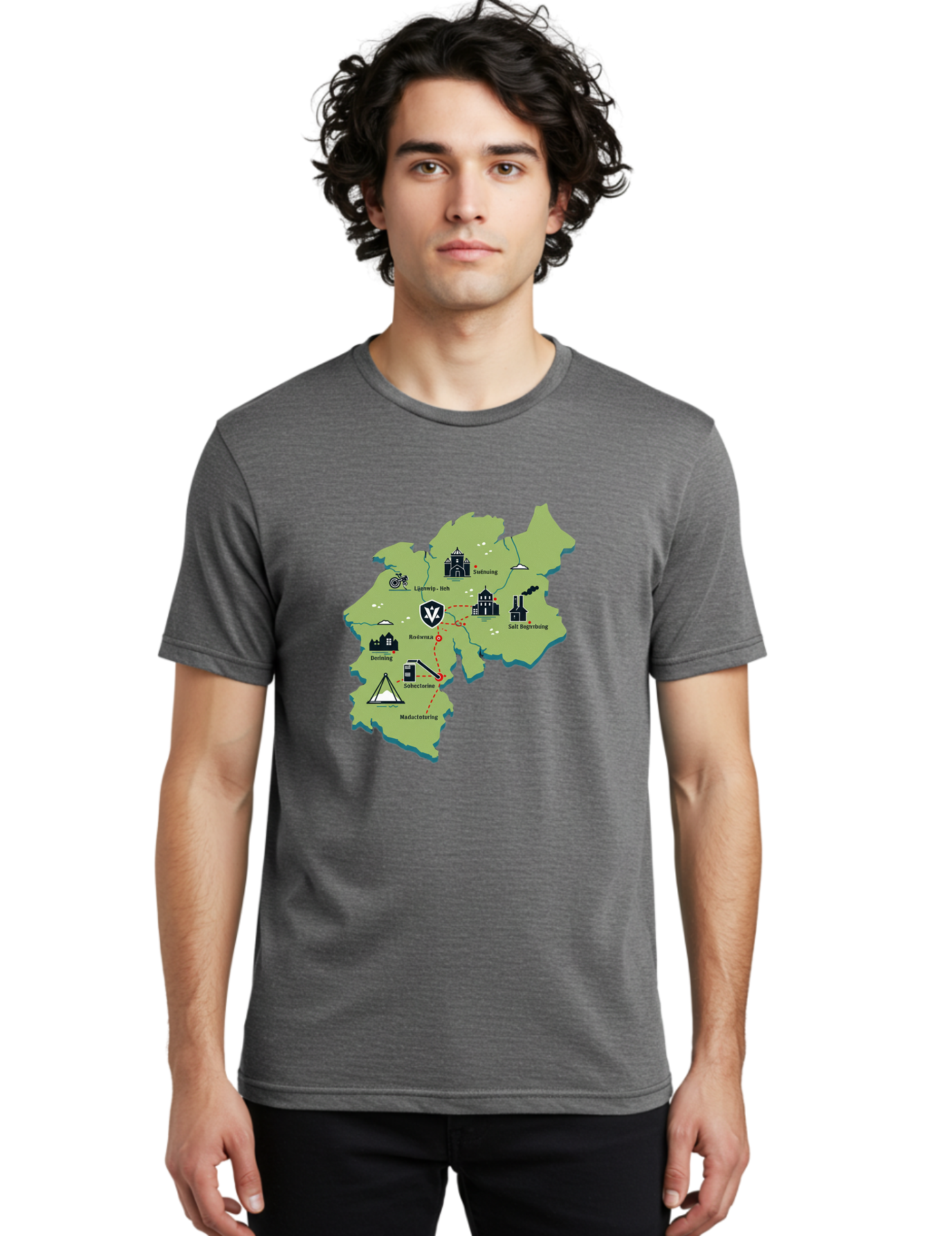 Colchester-Map Men'S Graphic Tee, 100% Cotton, Comfortable Casual Summer Wear, Machine Washable, Vintage Camera, Old Camera, Antique Camera, Black Camera, Classic Photography, Photography Equipment, Nostalgic Device, Film Camera, Camera Art Bam093