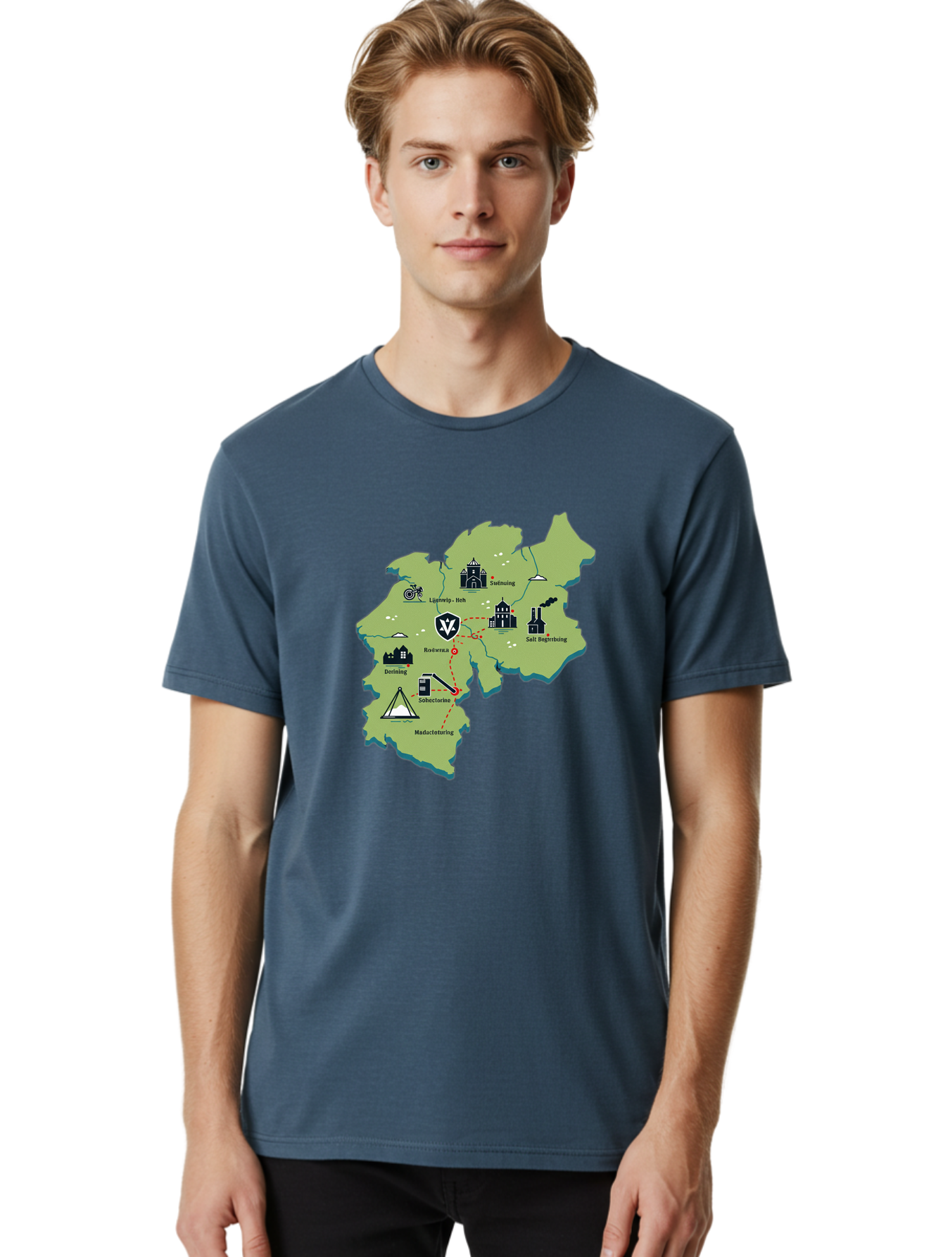 Colchester-Map Men'S Graphic Tee, 100% Cotton, Comfortable Casual Summer Wear, Machine Washable, Vintage Camera, Old Camera, Antique Camera, Black Camera, Classic Photography, Photography Equipment, Nostalgic Device, Film Camera, Camera Art Bam093