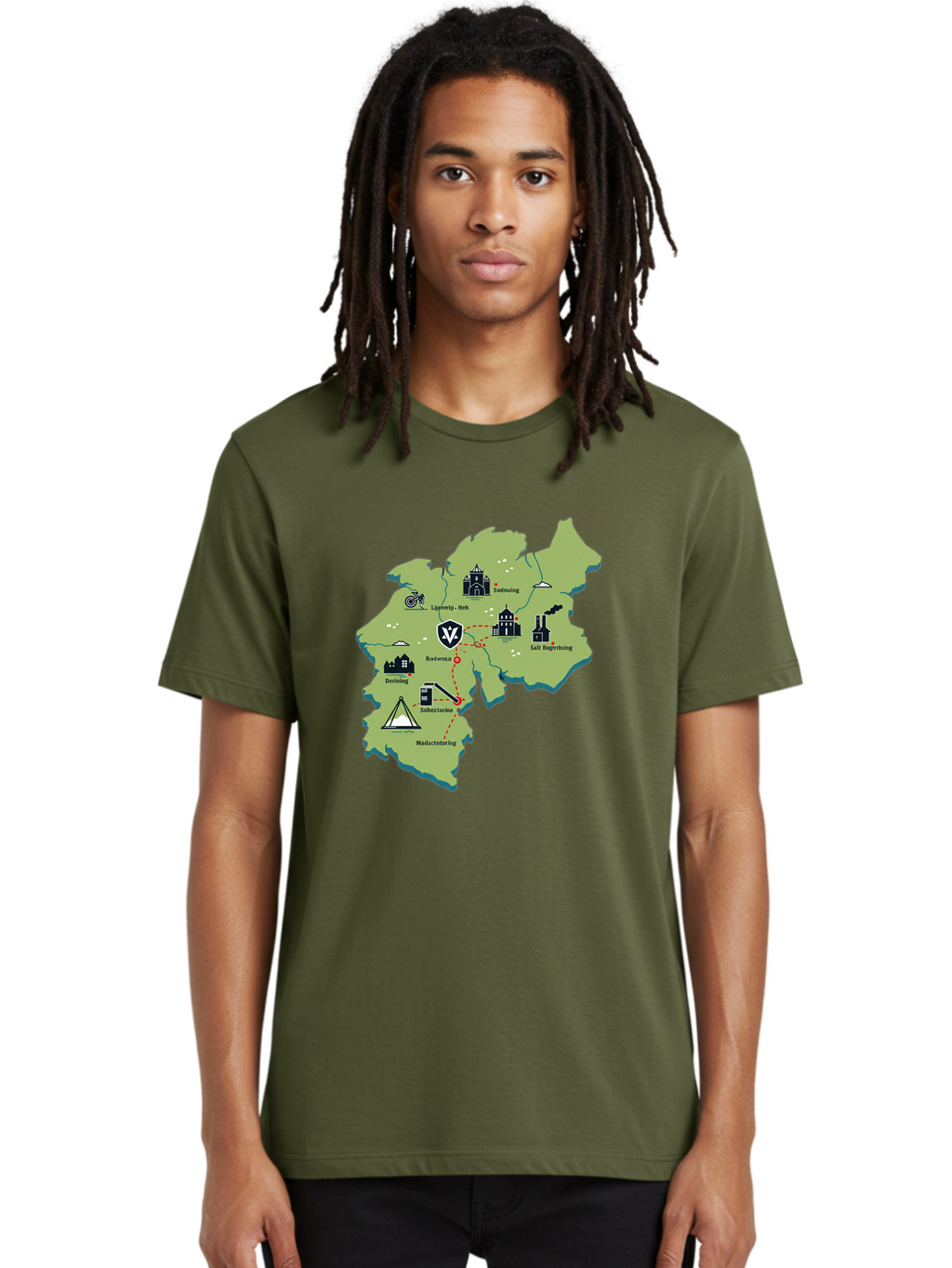 Colchester-Map Men'S Graphic Tee, 100% Cotton, Comfortable Casual Summer Wear, Machine Washable, Vintage Camera, Old Camera, Antique Camera, Black Camera, Classic Photography, Photography Equipment, Nostalgic Device, Film Camera, Camera Art Bam093