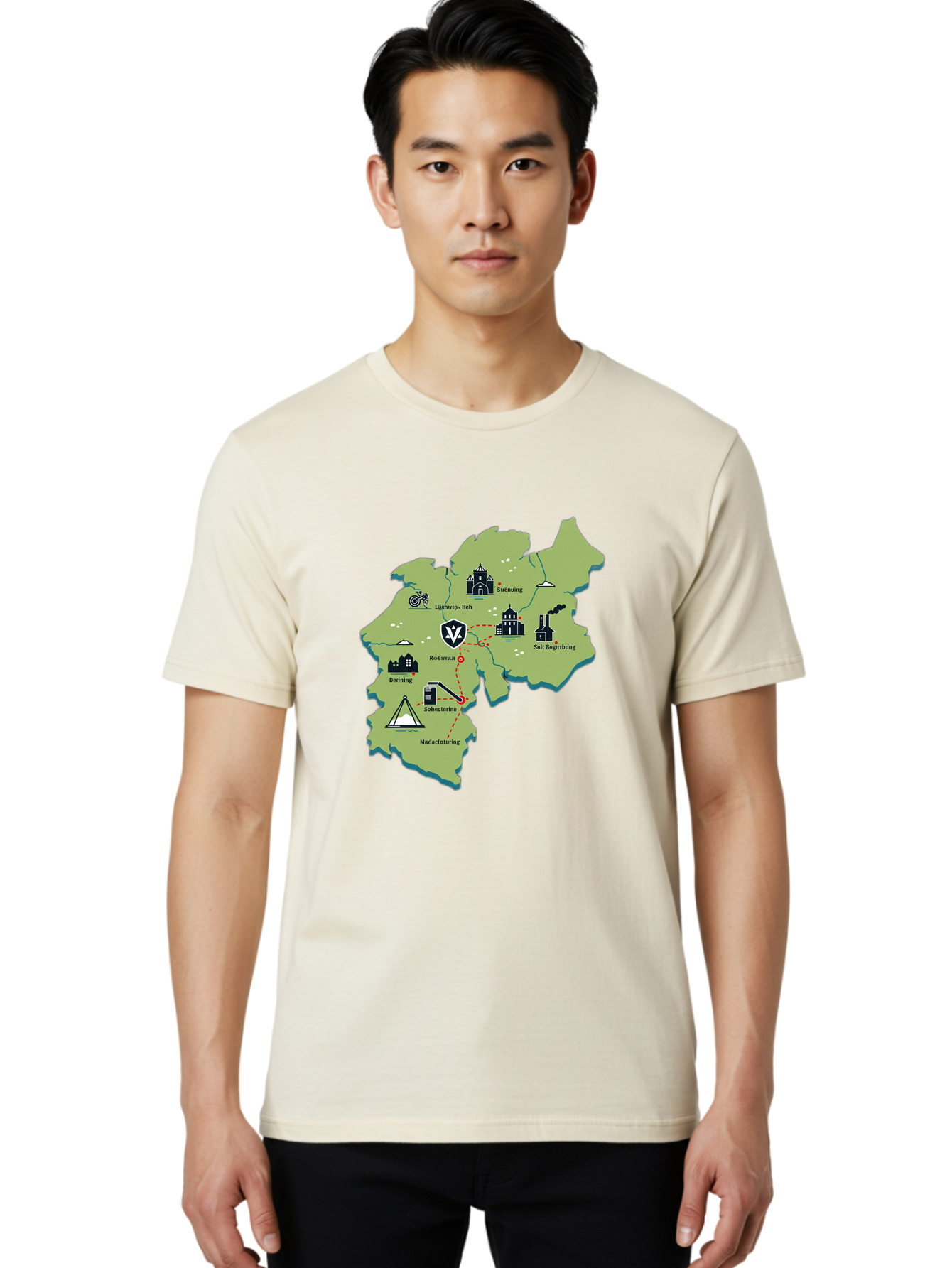 Colchester-Map Men'S Graphic Tee, 100% Cotton, Comfortable Casual Summer Wear, Machine Washable, Vintage Camera, Old Camera, Antique Camera, Black Camera, Classic Photography, Photography Equipment, Nostalgic Device, Film Camera, Camera Art Bam093