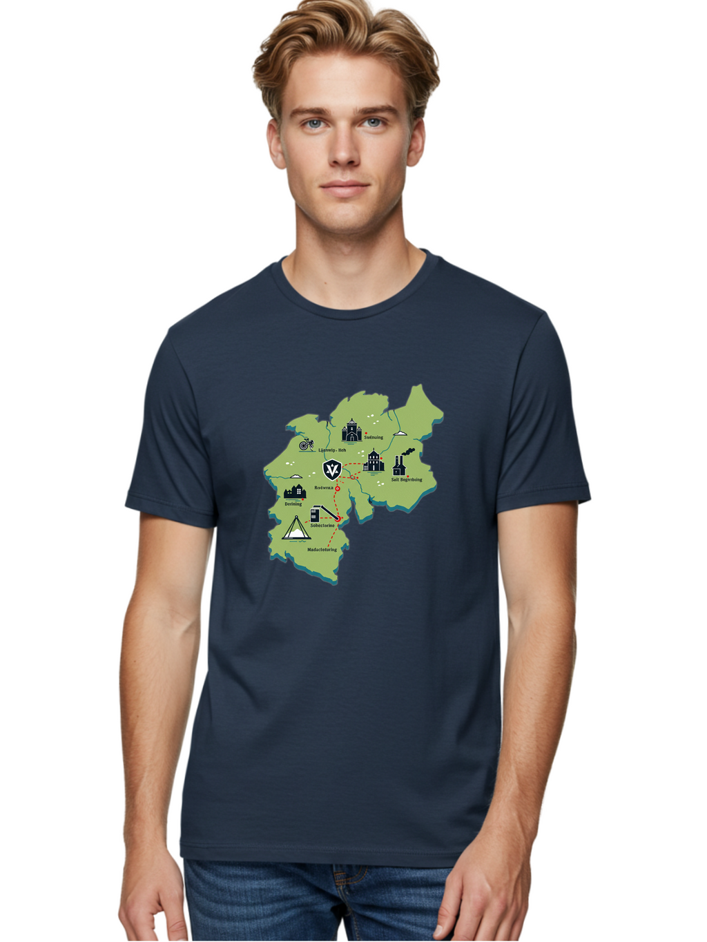 Colchester-Map Men'S Graphic Tee, 100% Cotton, Comfortable Casual Summer Wear, Machine Washable, Vintage Camera, Old Camera, Antique Camera, Black Camera, Classic Photography, Photography Equipment, Nostalgic Device, Film Camera, Camera Art Bam093