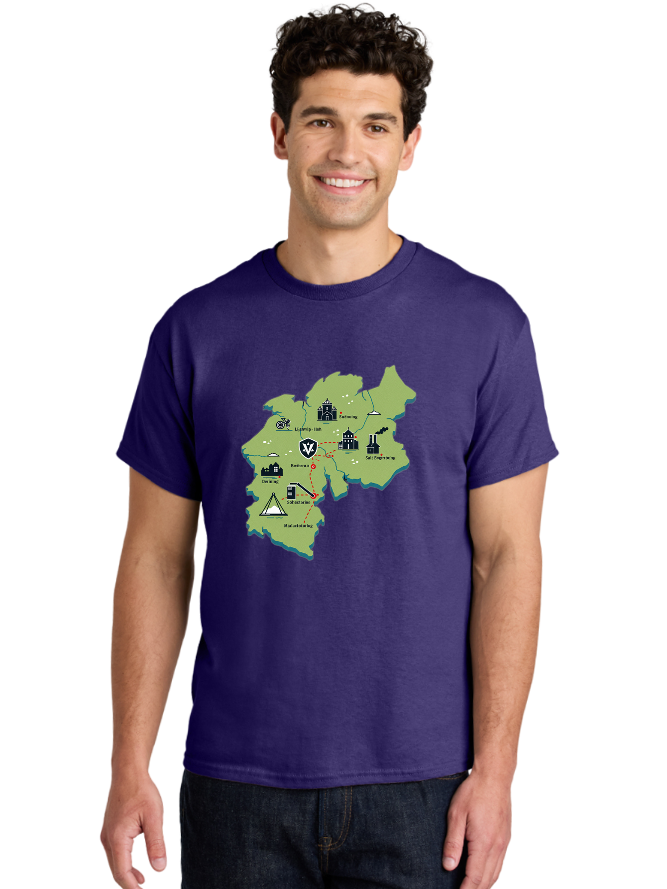 Colchester-Map Men'S Graphic Tee, 100% Cotton, Comfortable Casual Summer Wear, Machine Washable, Vintage Camera, Old Camera, Antique Camera, Black Camera, Classic Photography, Photography Equipment, Nostalgic Device, Film Camera, Camera Art Bam093