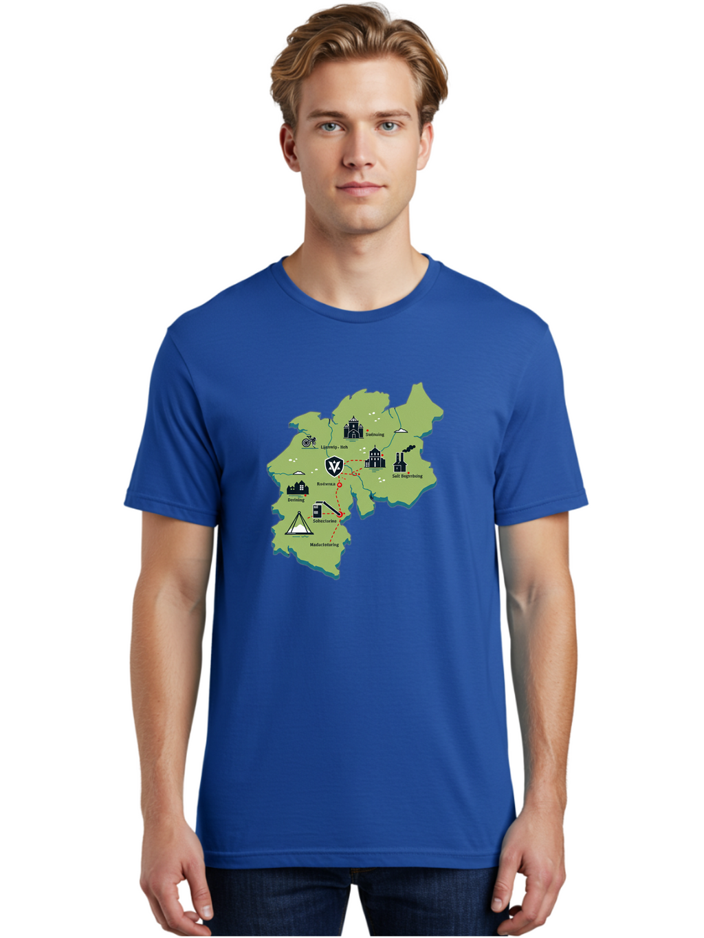 Colchester-Map Men'S Graphic Tee, 100% Cotton, Comfortable Casual Summer Wear, Machine Washable, Vintage Camera, Old Camera, Antique Camera, Black Camera, Classic Photography, Photography Equipment, Nostalgic Device, Film Camera, Camera Art Bam093