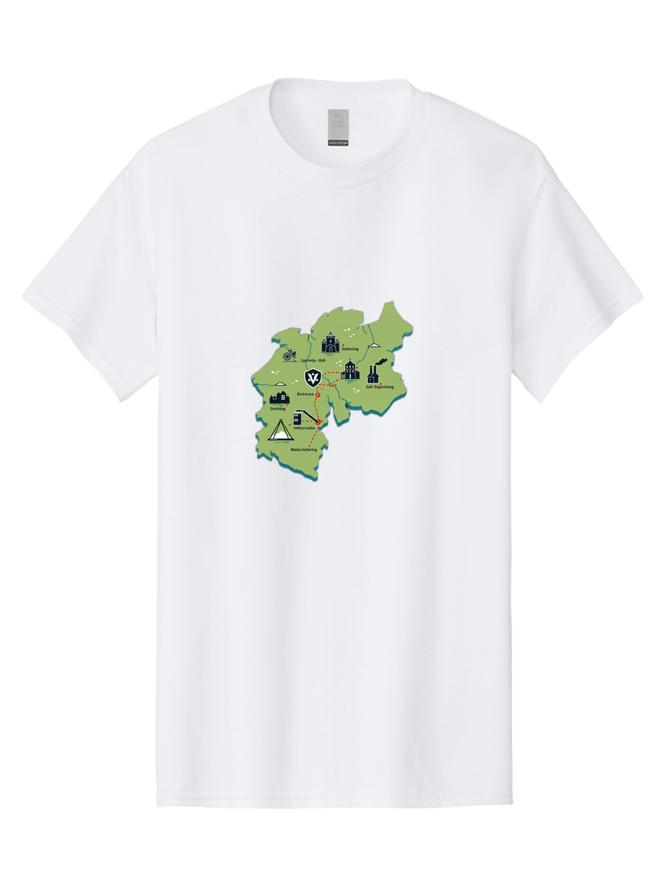 Colchester-Map Men'S Graphic Tee, 100% Cotton, Comfortable Casual Summer Wear, Machine Washable, Vintage Camera, Old Camera, Antique Camera, Black Camera, Classic Photography, Photography Equipment, Nostalgic Device, Film Camera, Camera Art Bam093