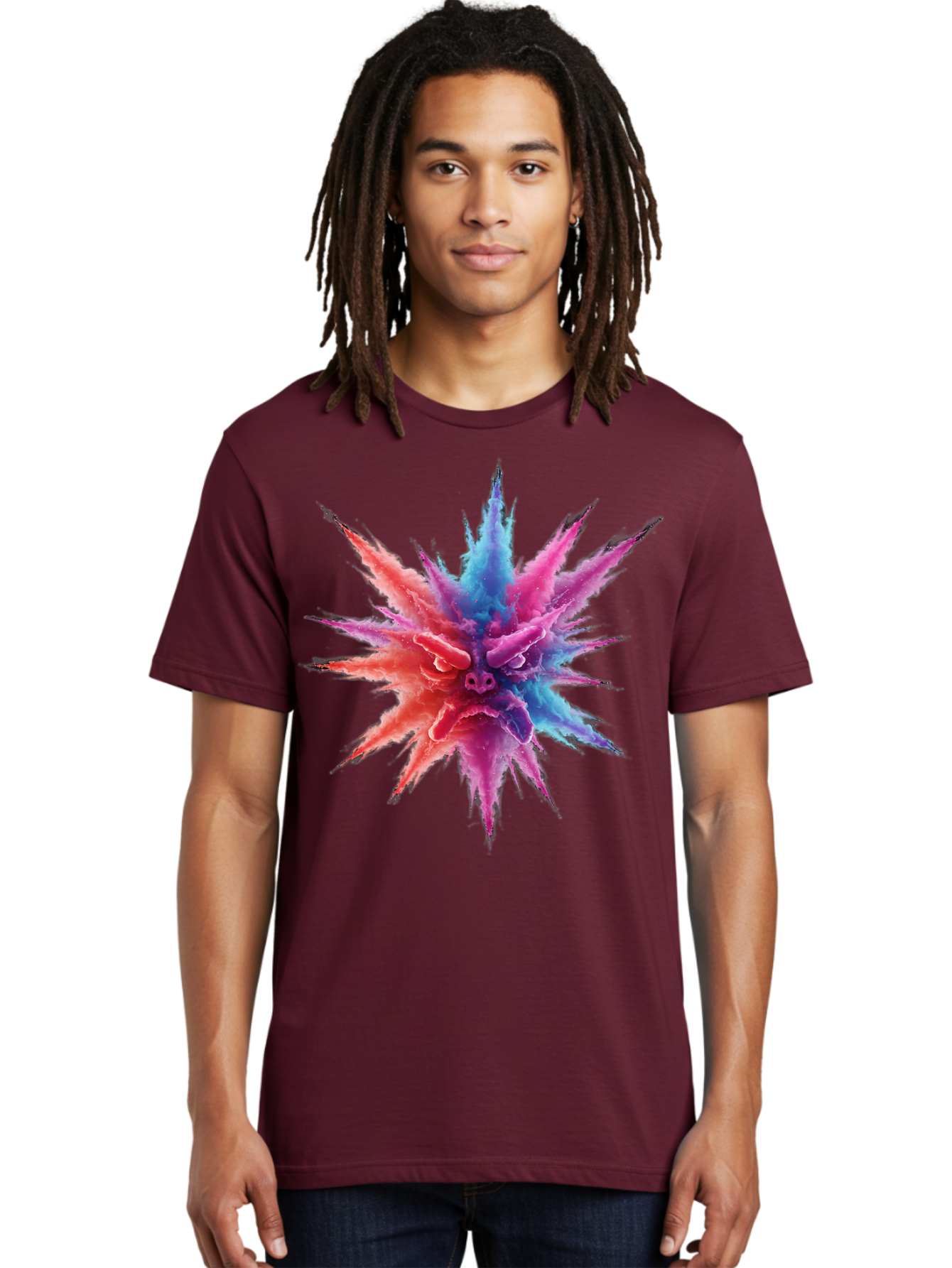 Color-Explosion Men'S Graphic Tee, 100% Cotton, Comfortable Casual Summer Wear, Machine Washable, Vintage Camera, Old Camera, Antique Camera, Black Camera, Classic Photography, Photography Equipment, Nostalgic Device, Film Camera, Camera Art Bam094