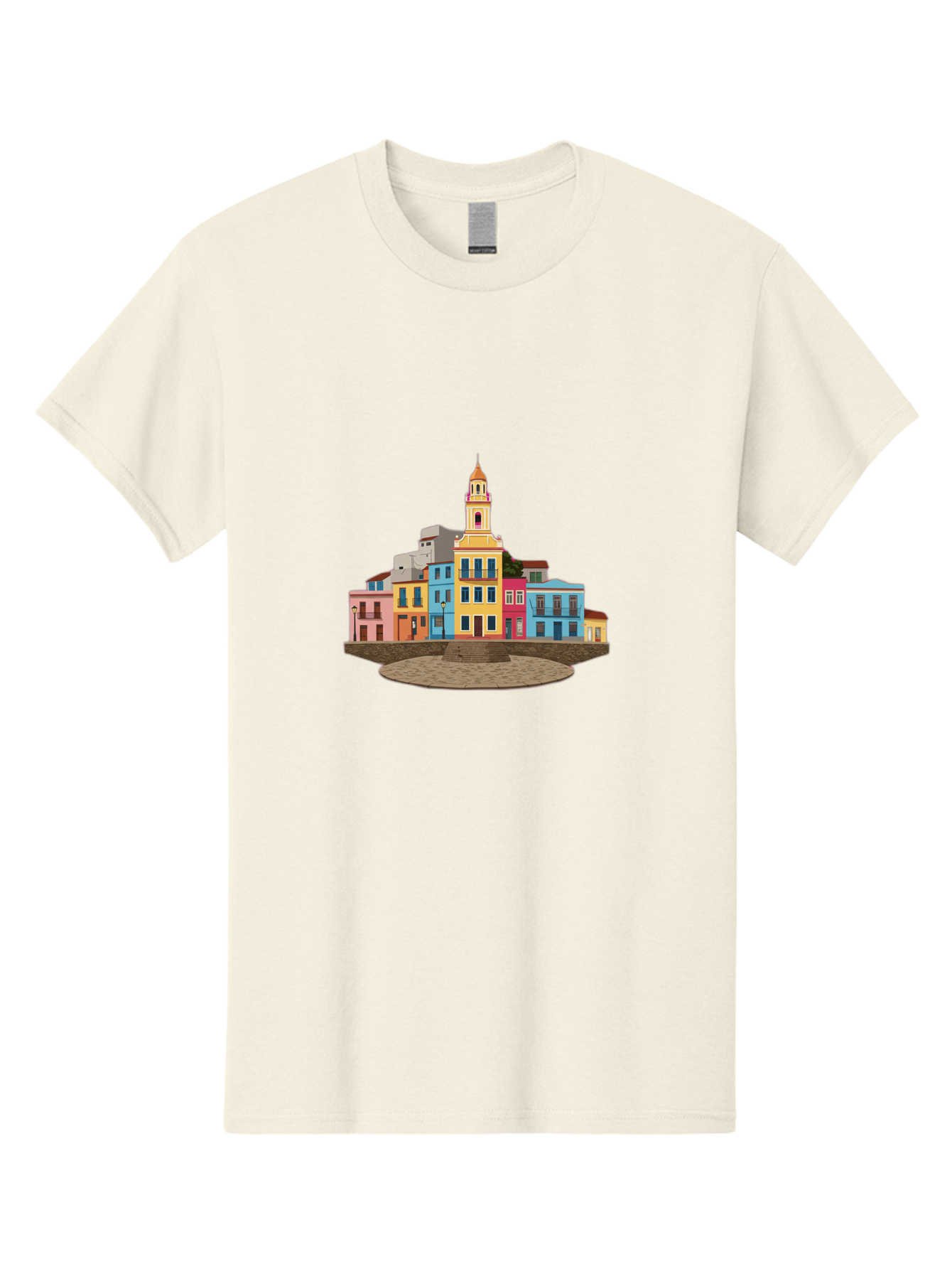Colorful-Buildings Men'S Graphic Tee, 100% Cotton, Comfortable Casual Summer Wear, Machine Washable, Vintage Camera, Old Camera, Antique Camera, Black Camera, Classic Photography, Photography Equipment, Nostalgic Device, Film Camera, Bam095