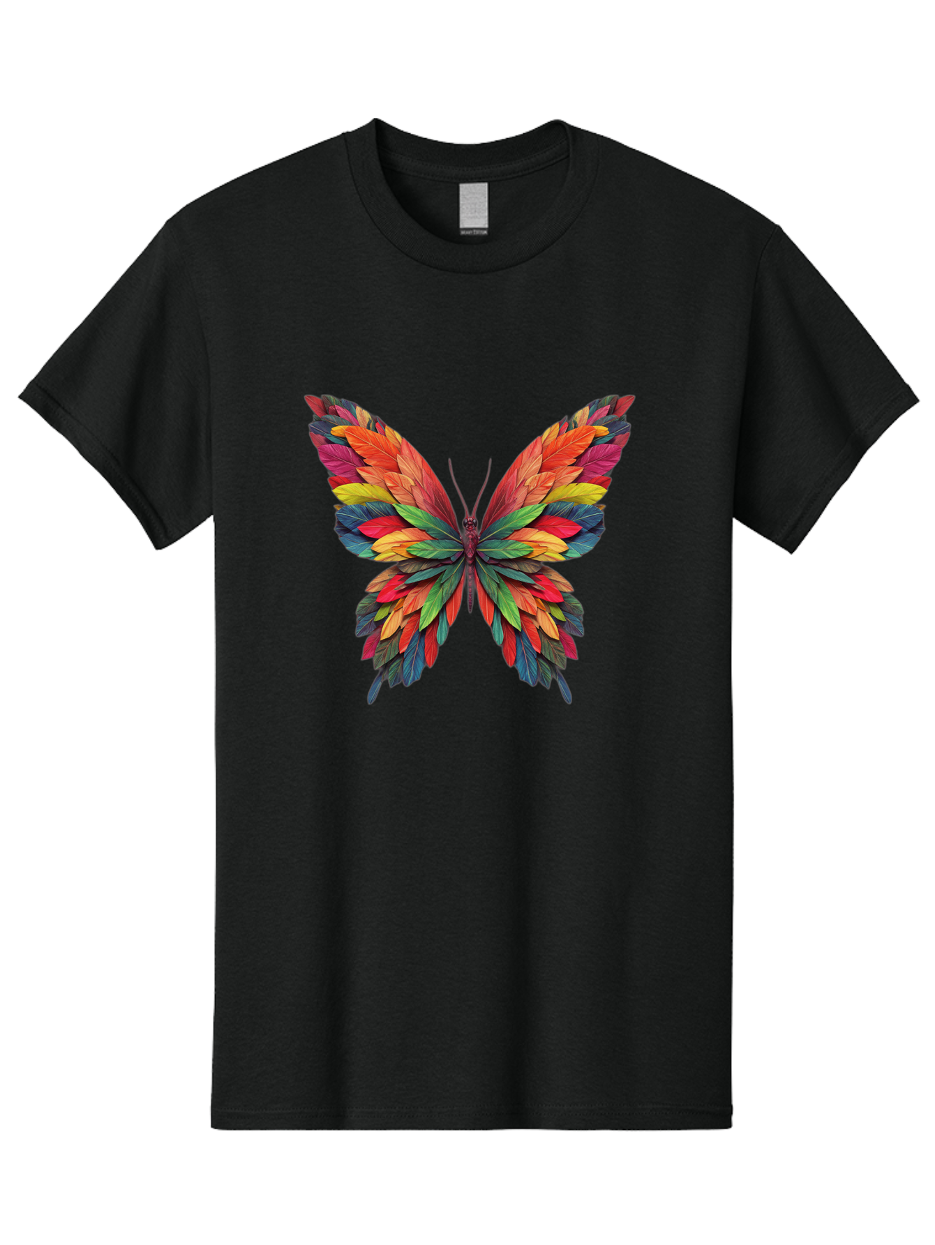 Colorful-Butterfly Men'S Graphic Tee, 100% Cotton, Comfortable Casual Summer Wear, Machine Washable, Vintage Camera, Old Camera, Antique Camera, Black Camera, Classic Photography, Photography Equipment, Nostalgic Device, Film Camera, Bam096