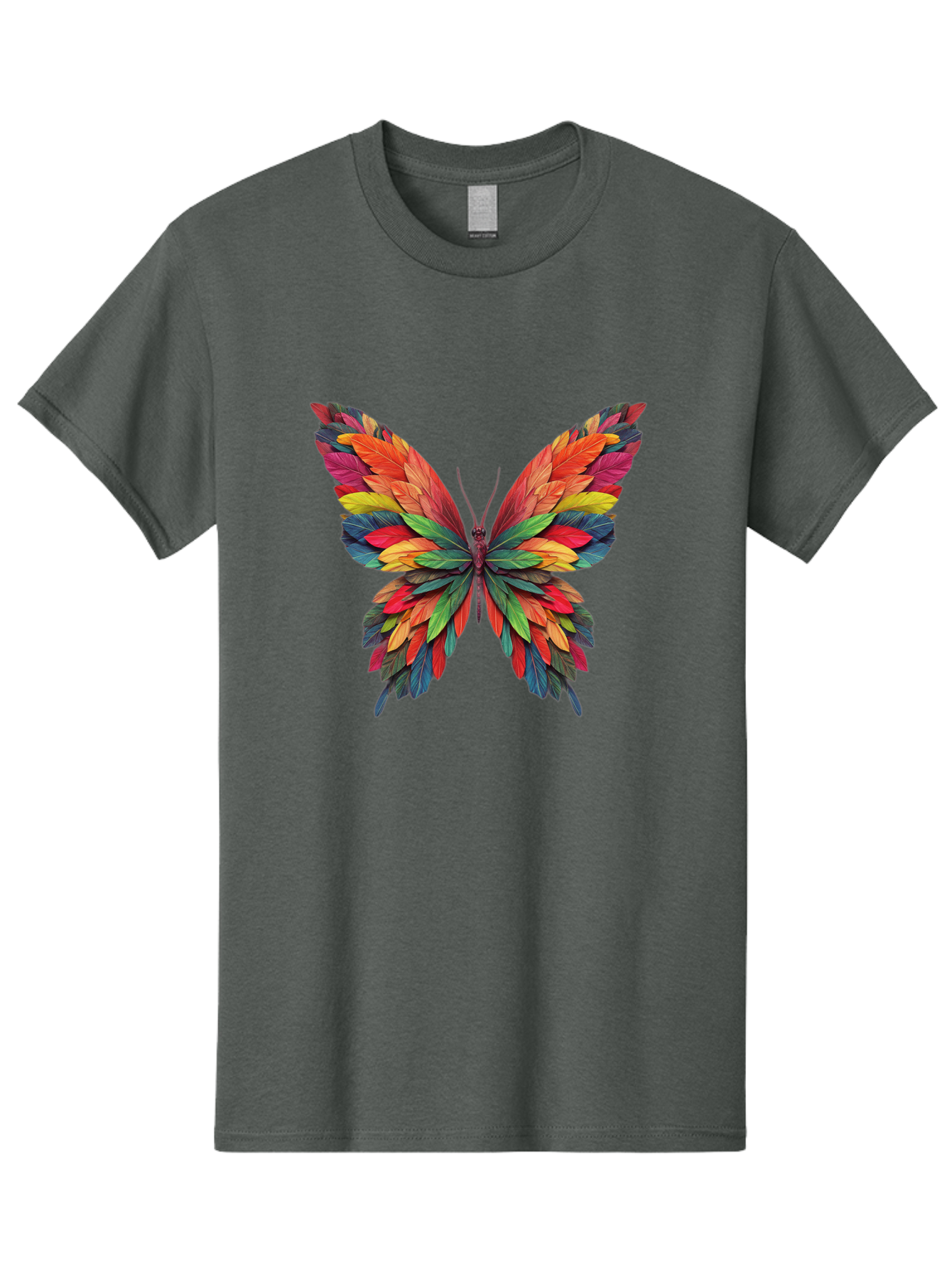 Colorful-Butterfly Men'S Graphic Tee, 100% Cotton, Comfortable Casual Summer Wear, Machine Washable, Vintage Camera, Old Camera, Antique Camera, Black Camera, Classic Photography, Photography Equipment, Nostalgic Device, Film Camera, Bam096