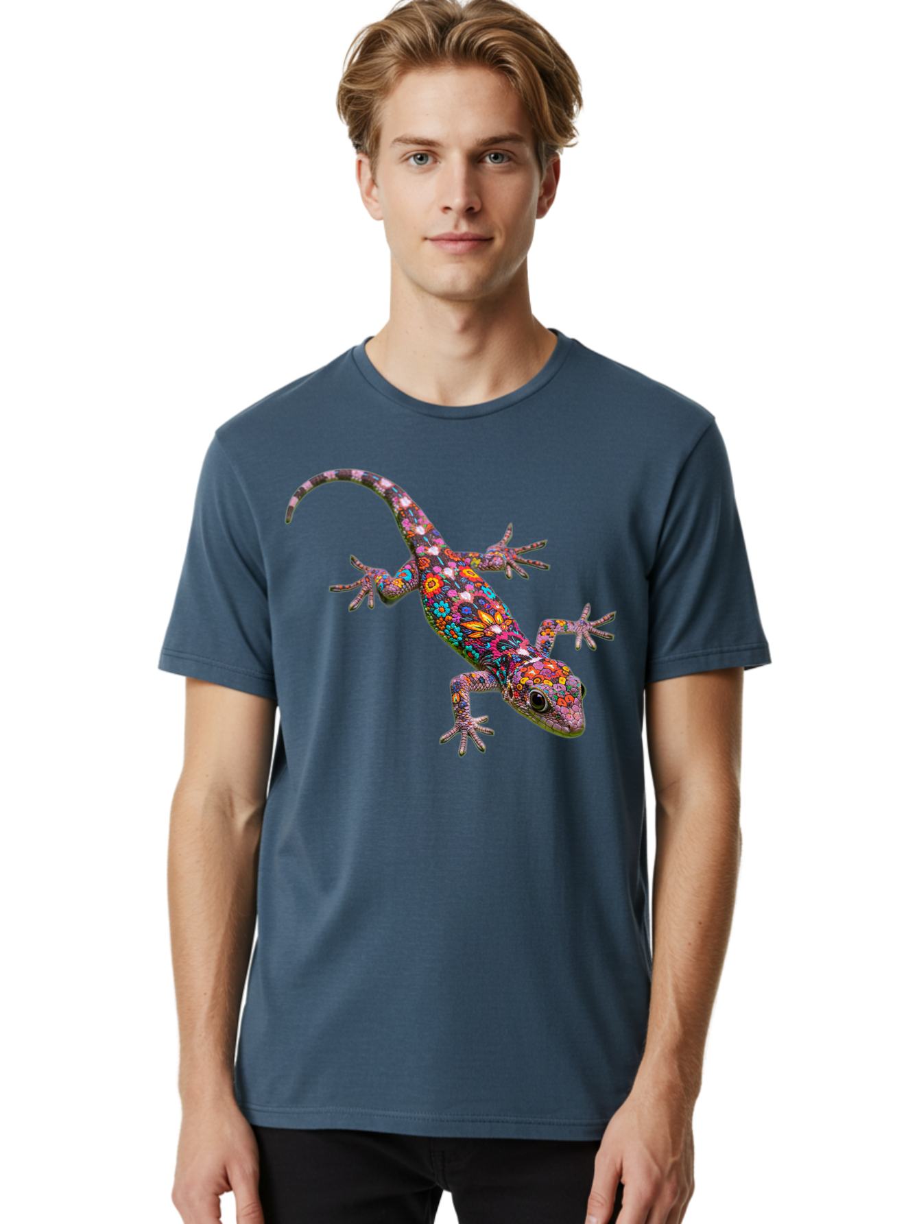 Colorful-Gecko Men'S Graphic Tee, 100% Cotton, Comfortable Casual Summer Wear, Machine Washable, Vintage Camera, Old Camera, Antique Camera, Black Camera, Classic Photography, Photography Equipment, Nostalgic Device, Film Camera, Camera Art Bam099